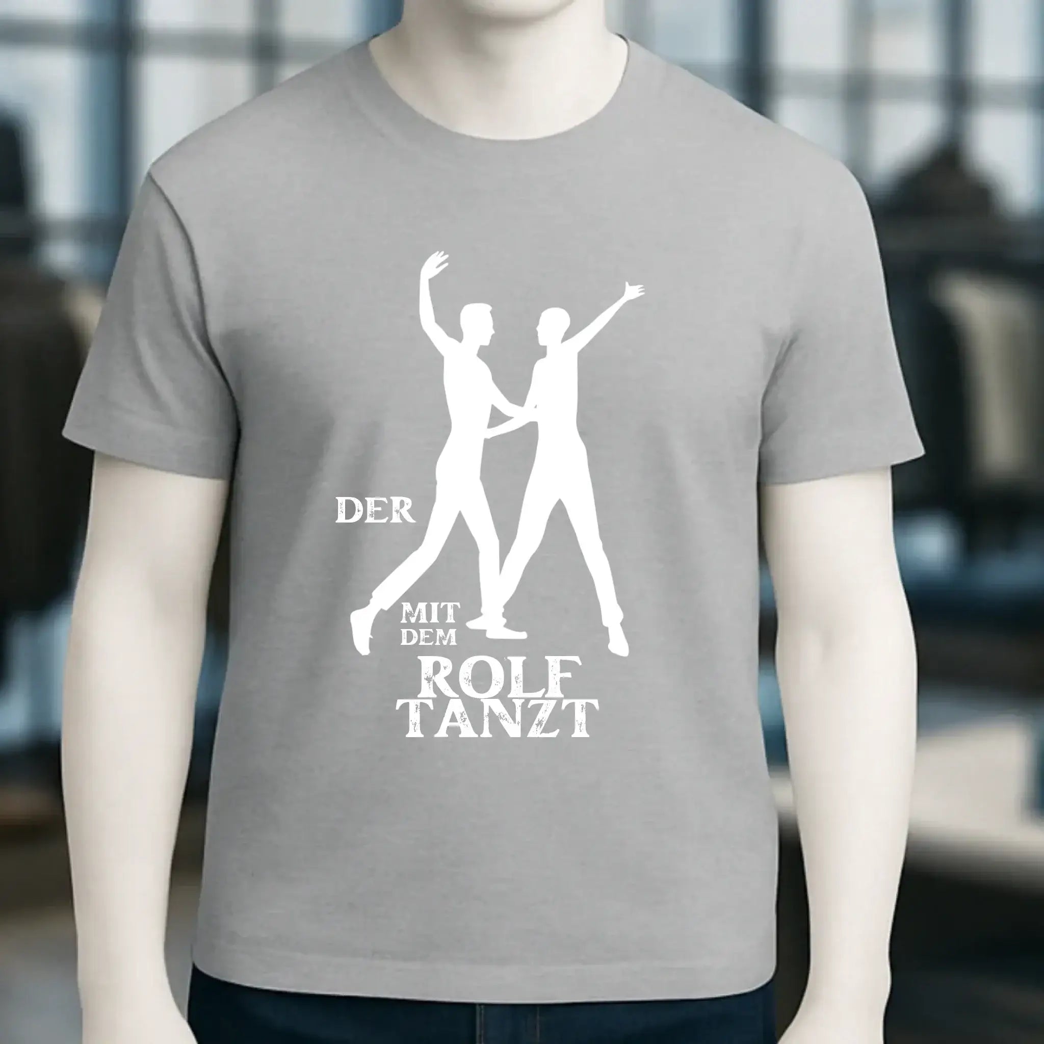 Der mit dem ?DEIN NAME? tanzt • Unisex Premium T-Shirt aus Bio-Baumwolle für Herren & Damen XS-5XL