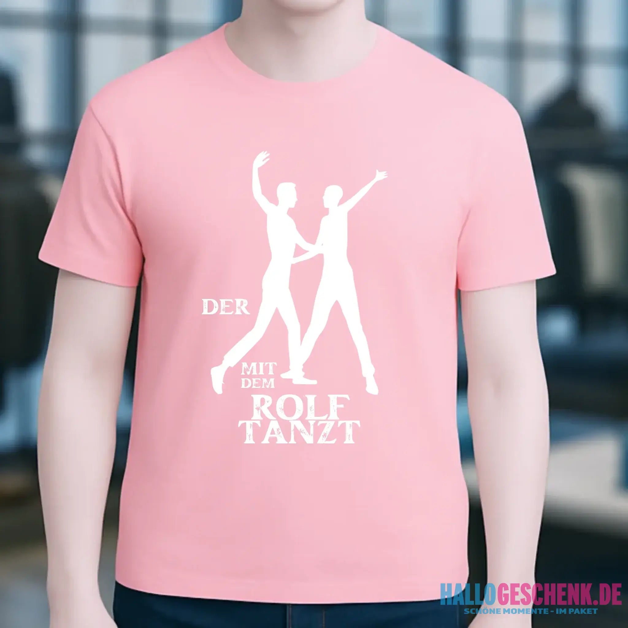 Der mit dem ?DEIN NAME? tanzt • Unisex Premium T-Shirt aus Bio-Baumwolle für Herren & Damen XS-5XL