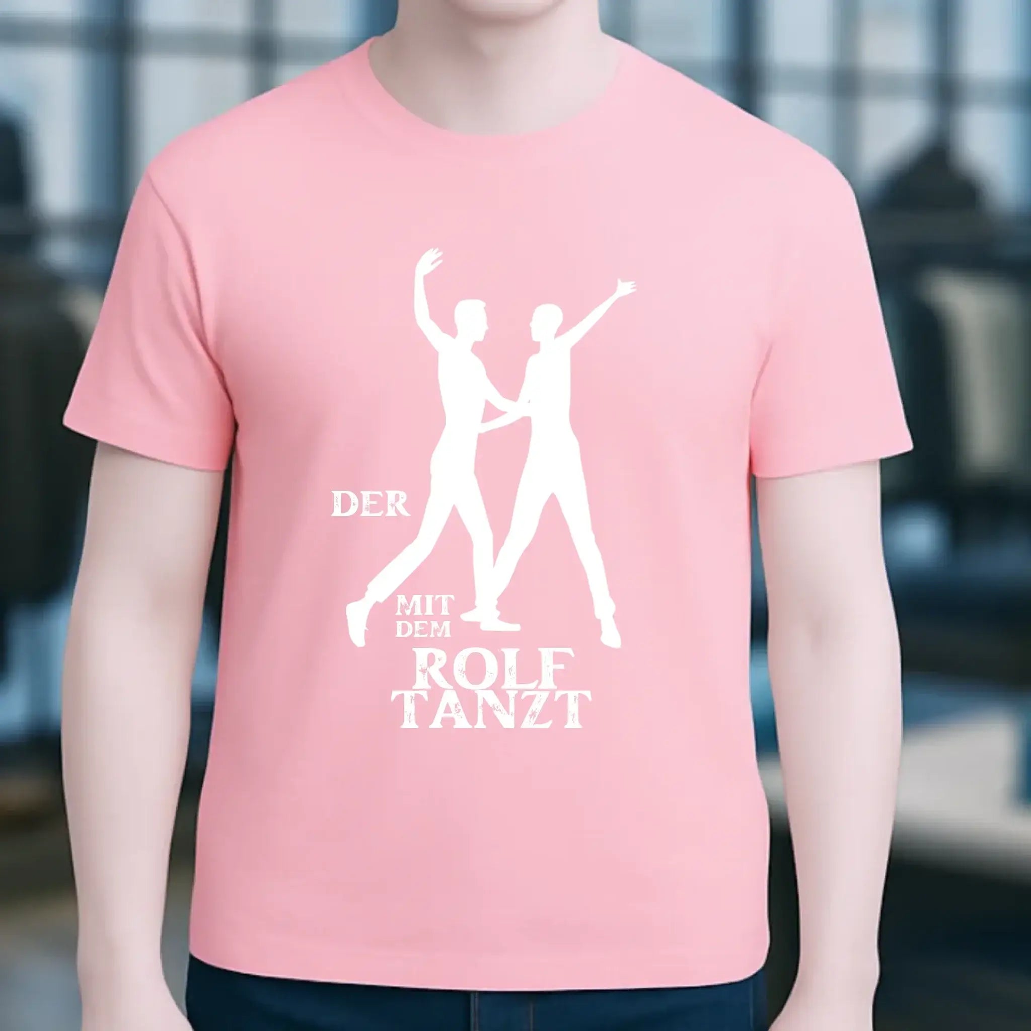 Der mit dem ?DEIN NAME? tanzt • Unisex Premium T-Shirt aus Bio-Baumwolle für Herren & Damen XS-5XL