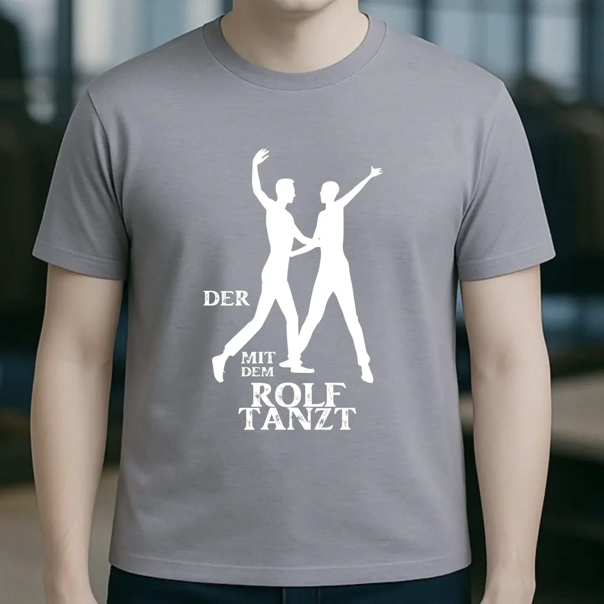 Der mit dem ?DEIN NAME? tanzt • Unisex Premium T-Shirt aus Bio-Baumwolle für Herren & Damen XS-5XL