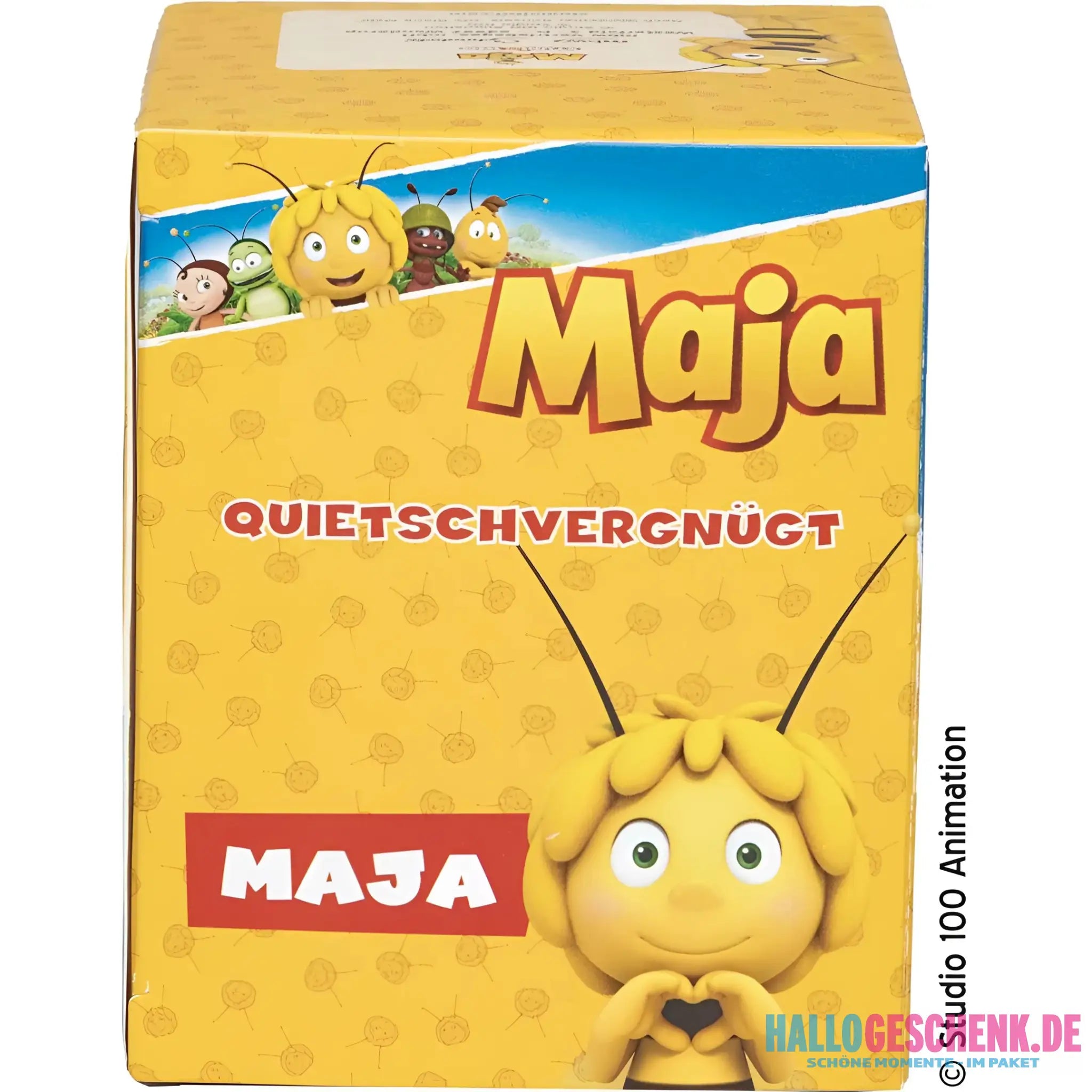 Die Biene Maja mit Geschenkverpakcung • offizielles Lizenzprodukt • Quietsche-Ente / Badeente - Badeenten