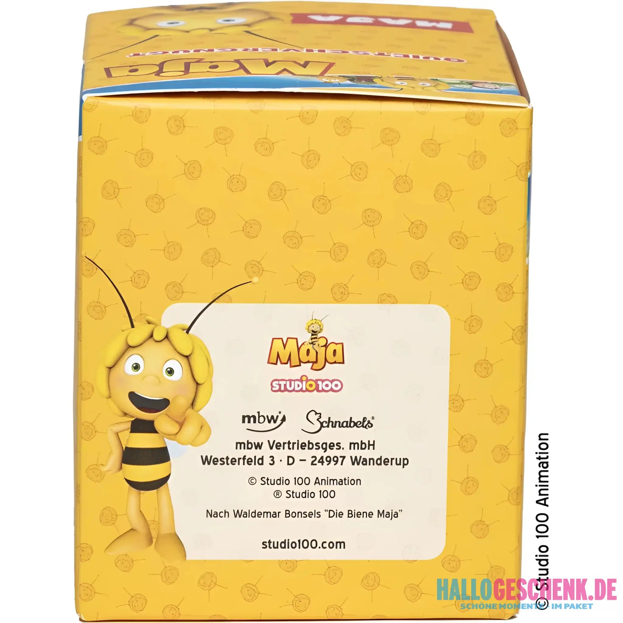 Die Biene Maja mit Geschenkverpakcung • offizielles Lizenzprodukt • Quietsche-Ente / Badeente - Badeenten