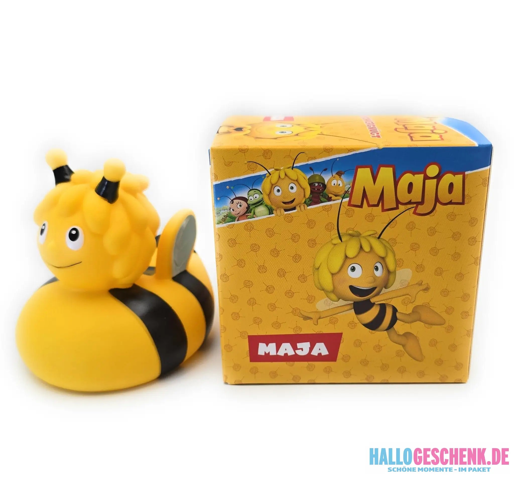 Bundle: Die Biene Maja und ihr bester Freund Willi - Geschenkset inkl. hochwertige Verpackung • Badeente - Badeenten