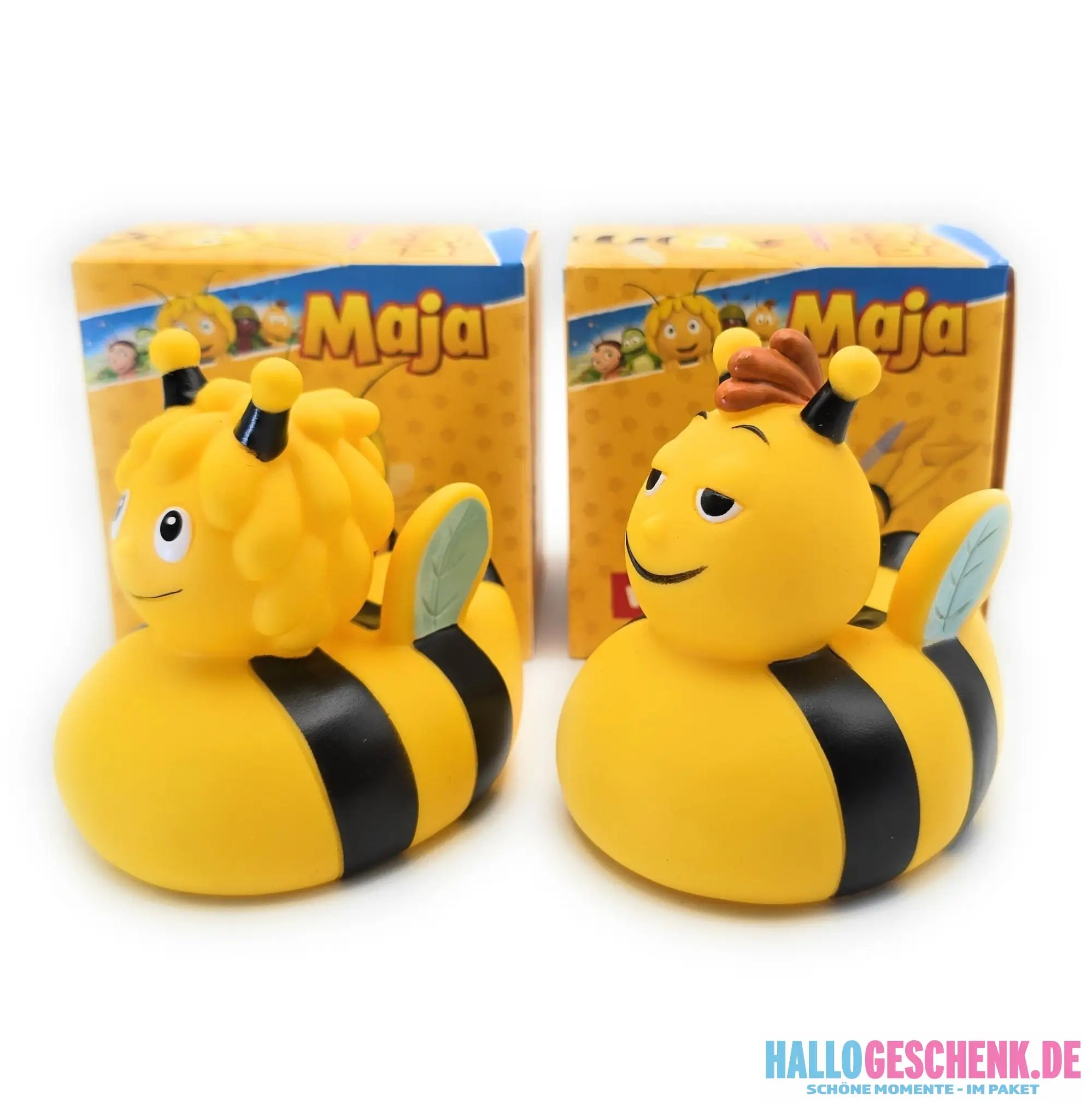 Die Biene Maja und ihr bester Freund Willi - Geschenkset inkl. hochwertige Verpackung • Badeente