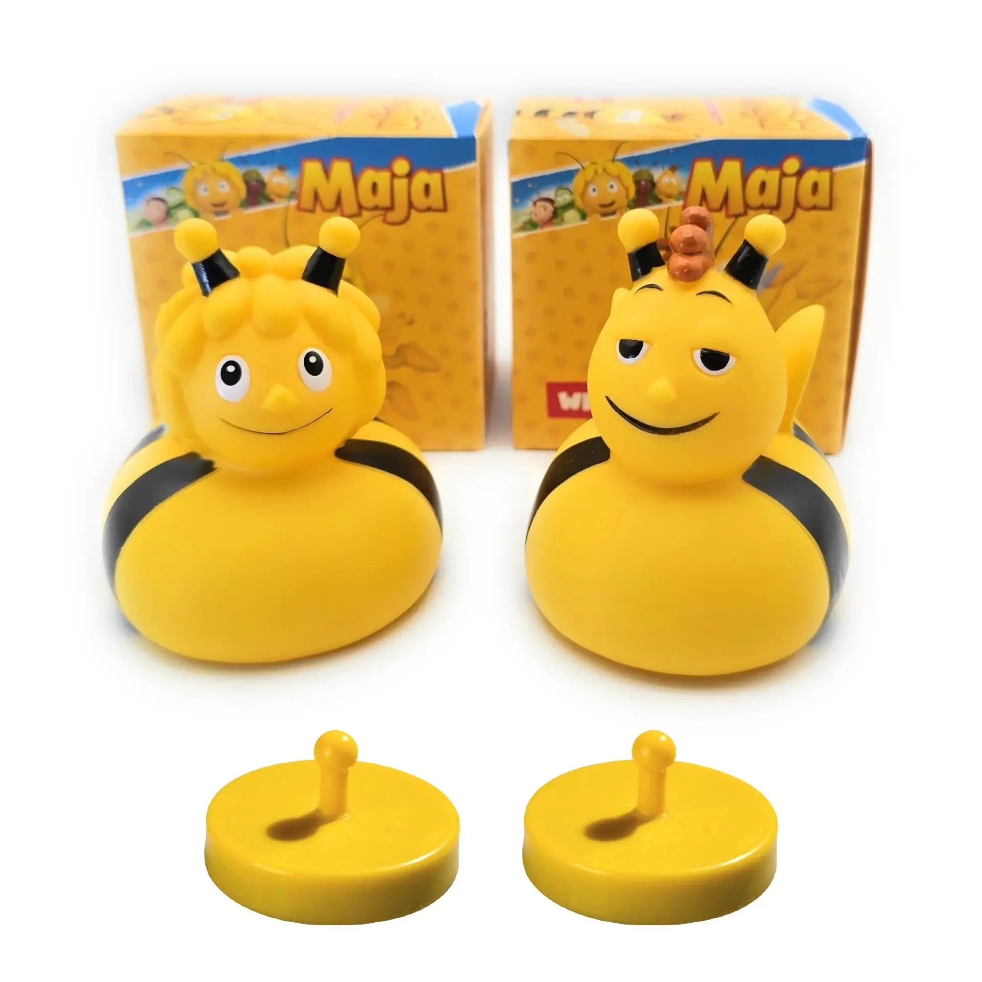 Die Biene Maja und ihr bester Freund Willi - Geschenkset inkl. hochwertige Verpackung & 2 Renngewichten • Badeente