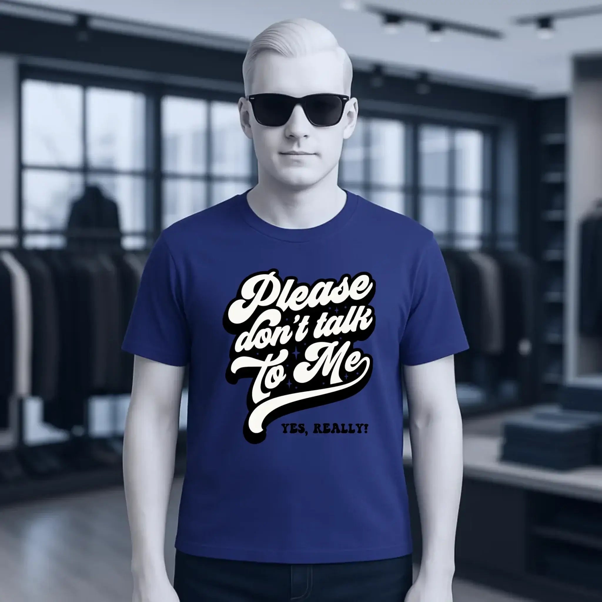 Don´t talk to me • Unisex Premium T-Shirt XS-5XL aus Bio-Baumwolle für Damen & Herren • Exklusivdesign • personalisiert
