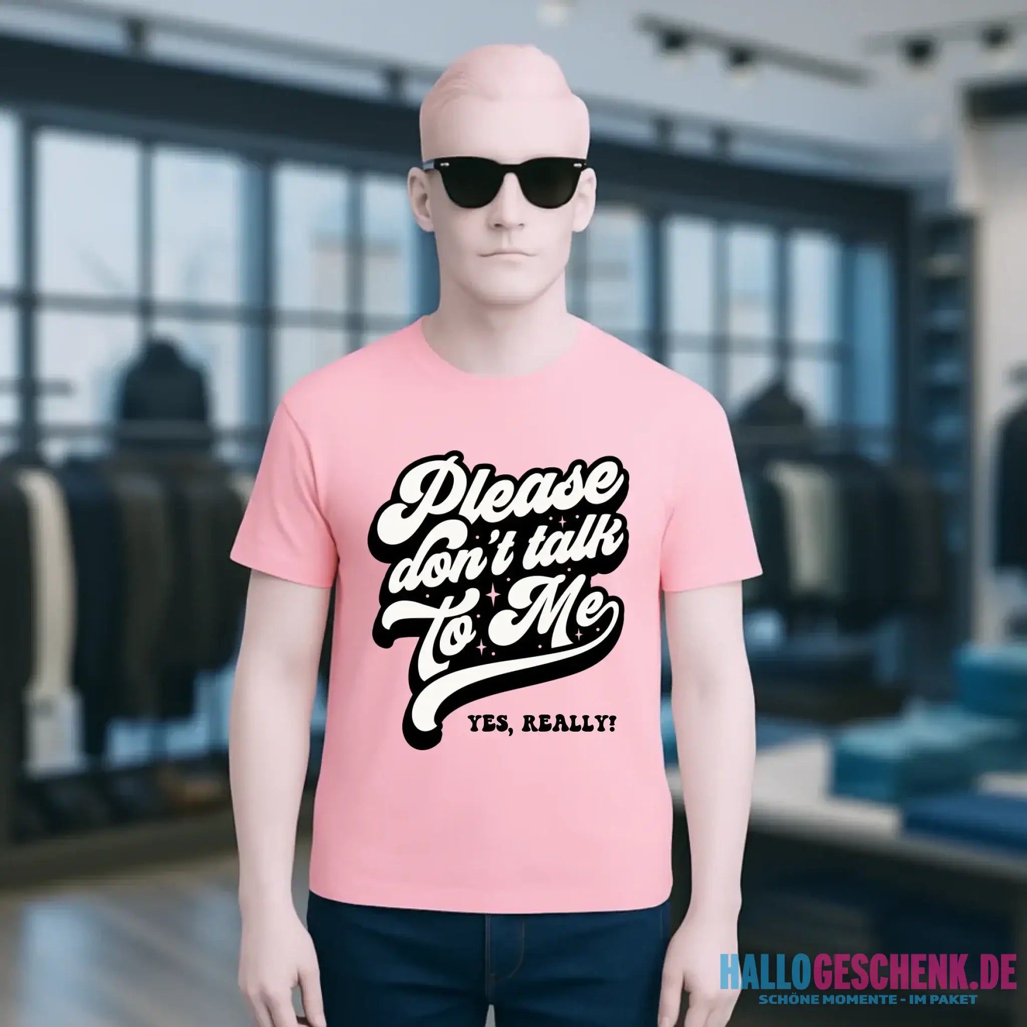 Don´t talk to me • Unisex Premium T-Shirt XS-5XL aus Bio-Baumwolle für Damen & Herren • Exklusivdesign • personalisiert