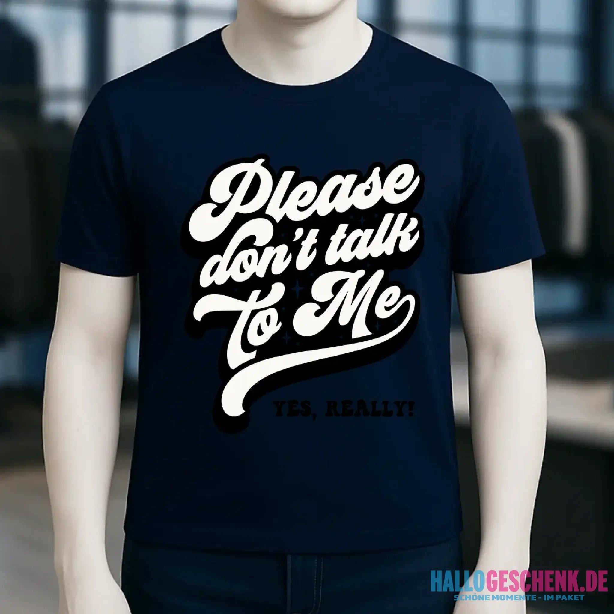 Don´t talk to me • Unisex Premium T-Shirt XS-5XL aus Bio-Baumwolle für Damen & Herren • Exklusivdesign • personalisiert