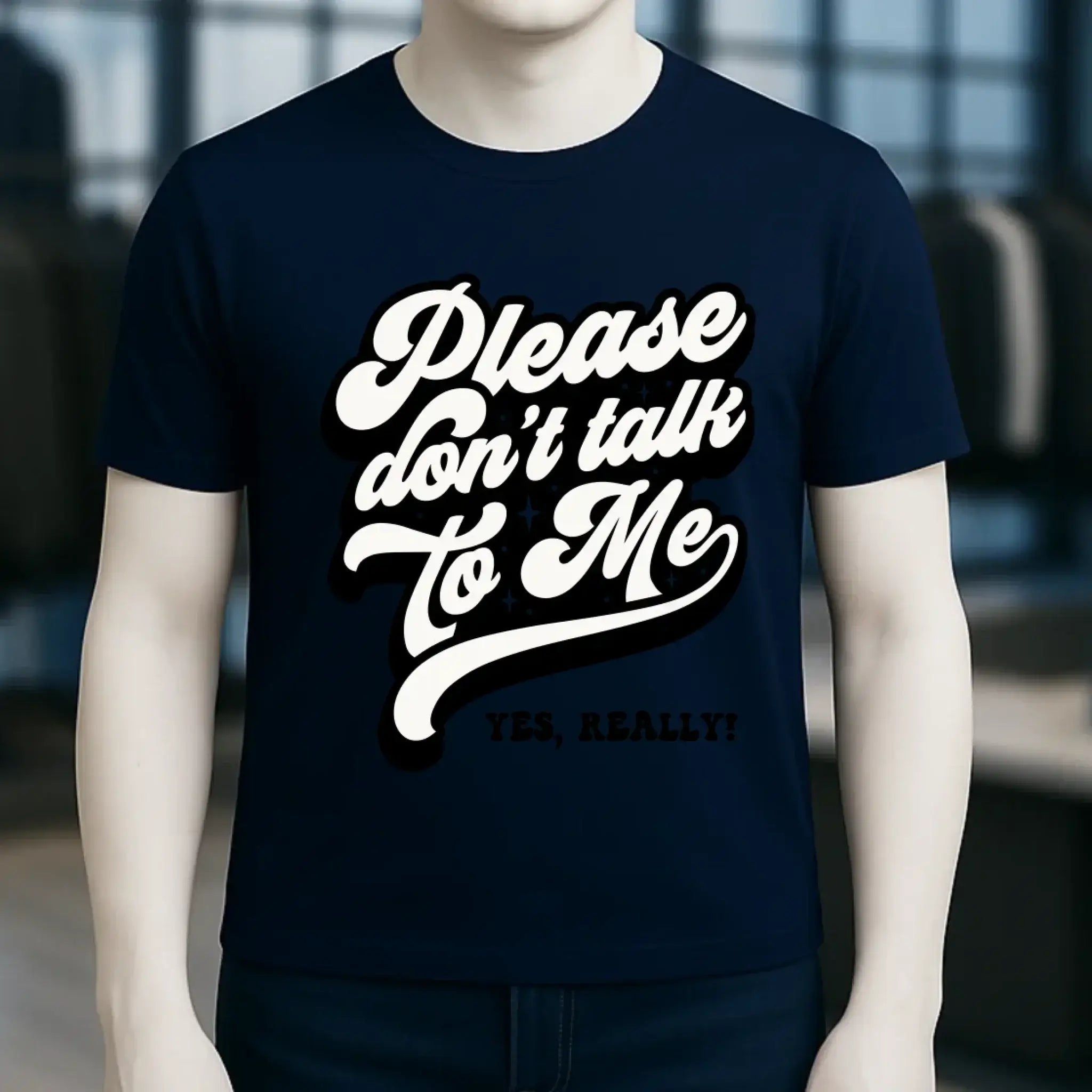 Don´t talk to me • Unisex Premium T-Shirt XS-5XL aus Bio-Baumwolle für Damen & Herren • Exklusivdesign • personalisiert