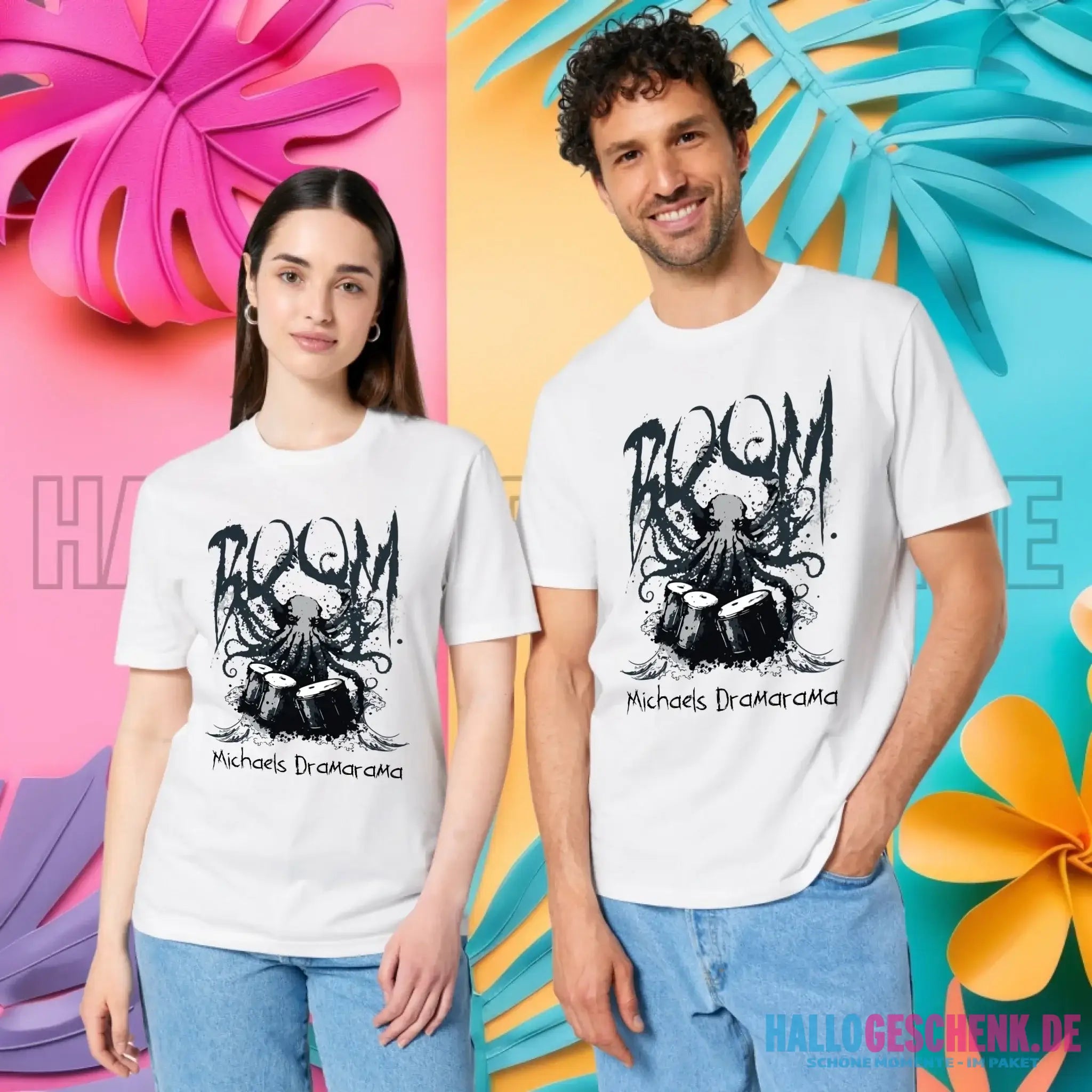 Drama Drummer Schlagzeuger + Wunschtext • Musik • Unisex Premium T-Shirt XS-5XL aus Bio-Baumwolle für Damen & Herren • Exklusivdesign • personalisiert