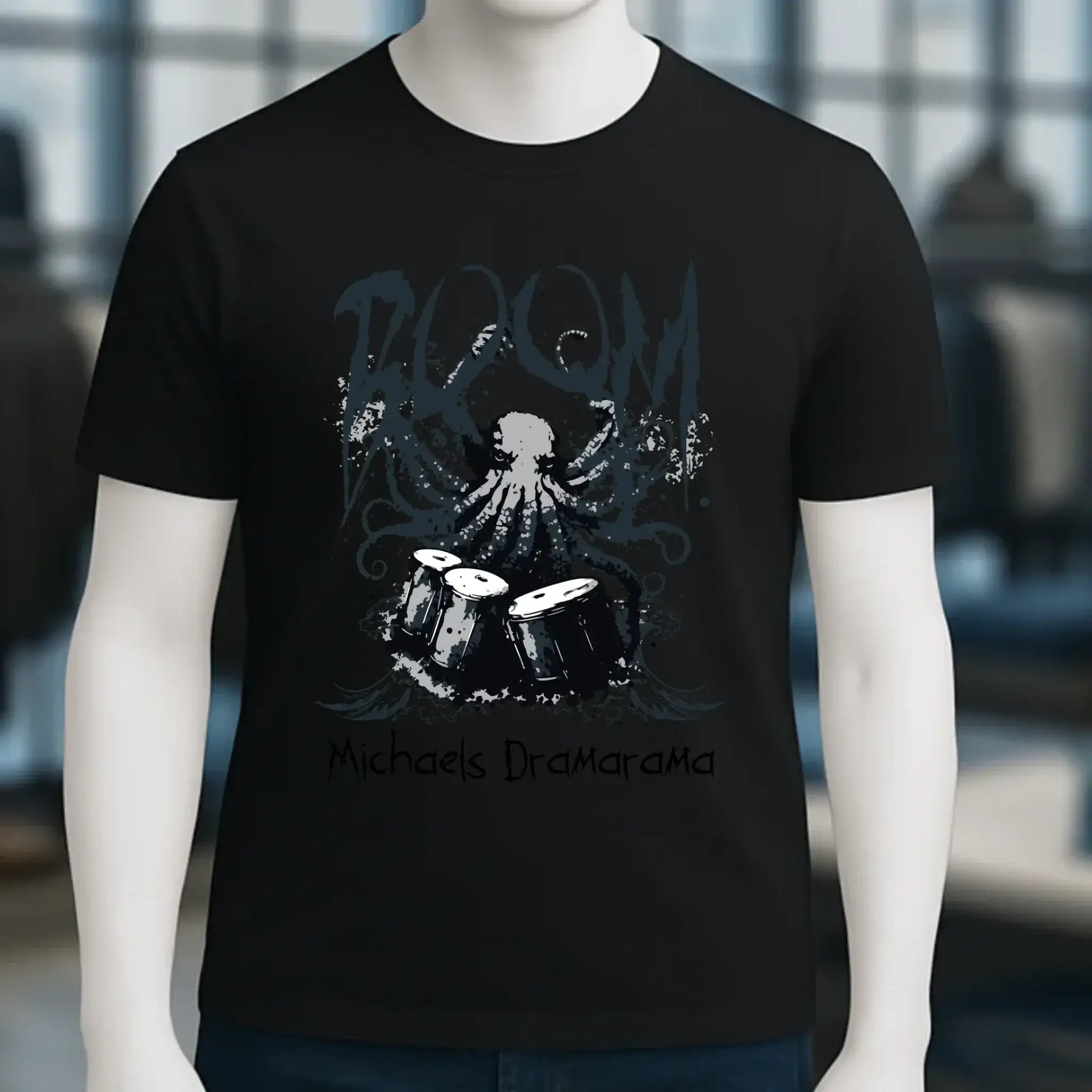 Drama Drummer Schlagzeuger + Wunschtext • Musik • Unisex Premium T-Shirt XS-5XL aus Bio-Baumwolle für Damen & Herren • Exklusivdesign • personalisiert