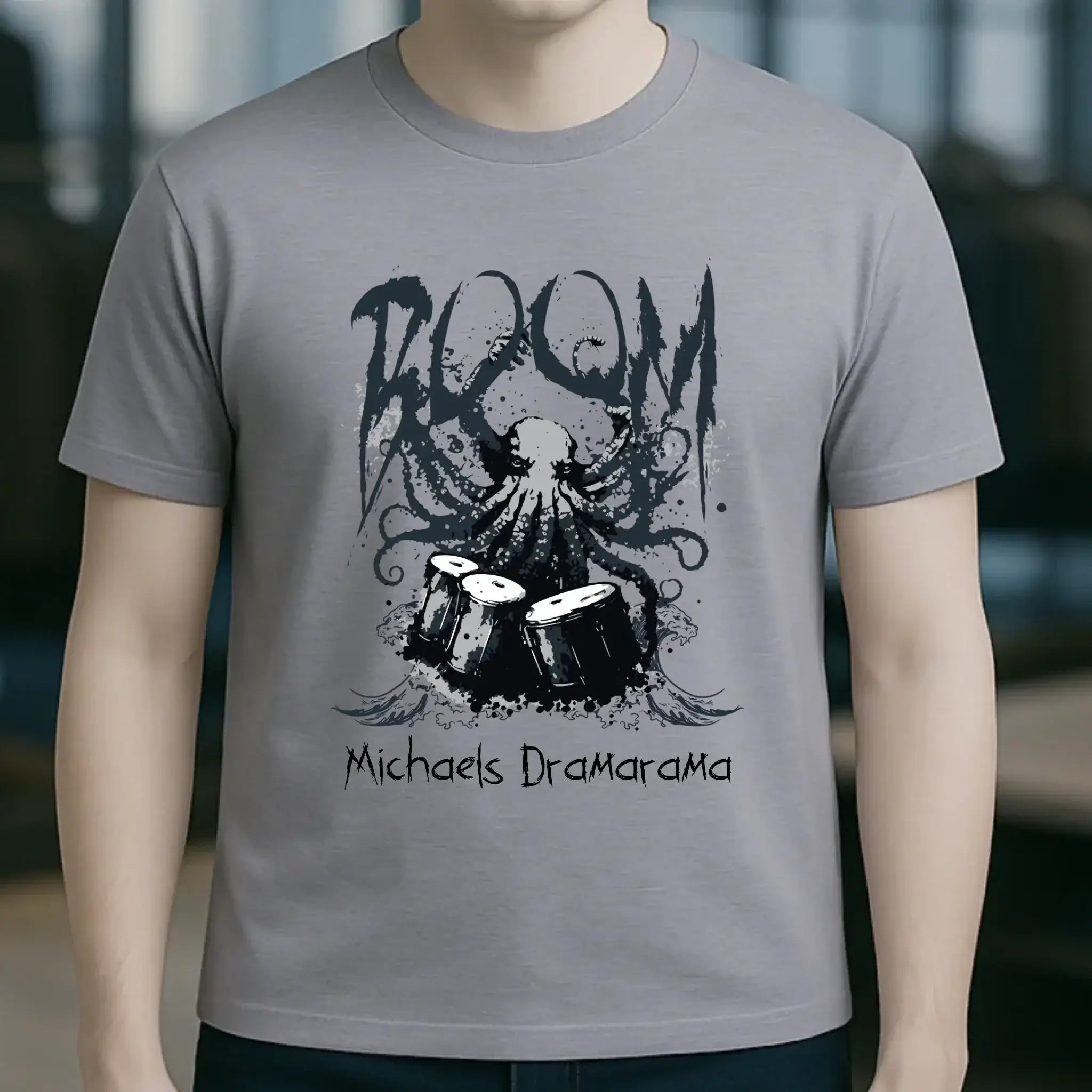 Drama Drummer Schlagzeuger + Wunschtext • Musik • Unisex Premium T-Shirt XS-5XL aus Bio-Baumwolle für Damen & Herren • Exklusivdesign • personalisiert