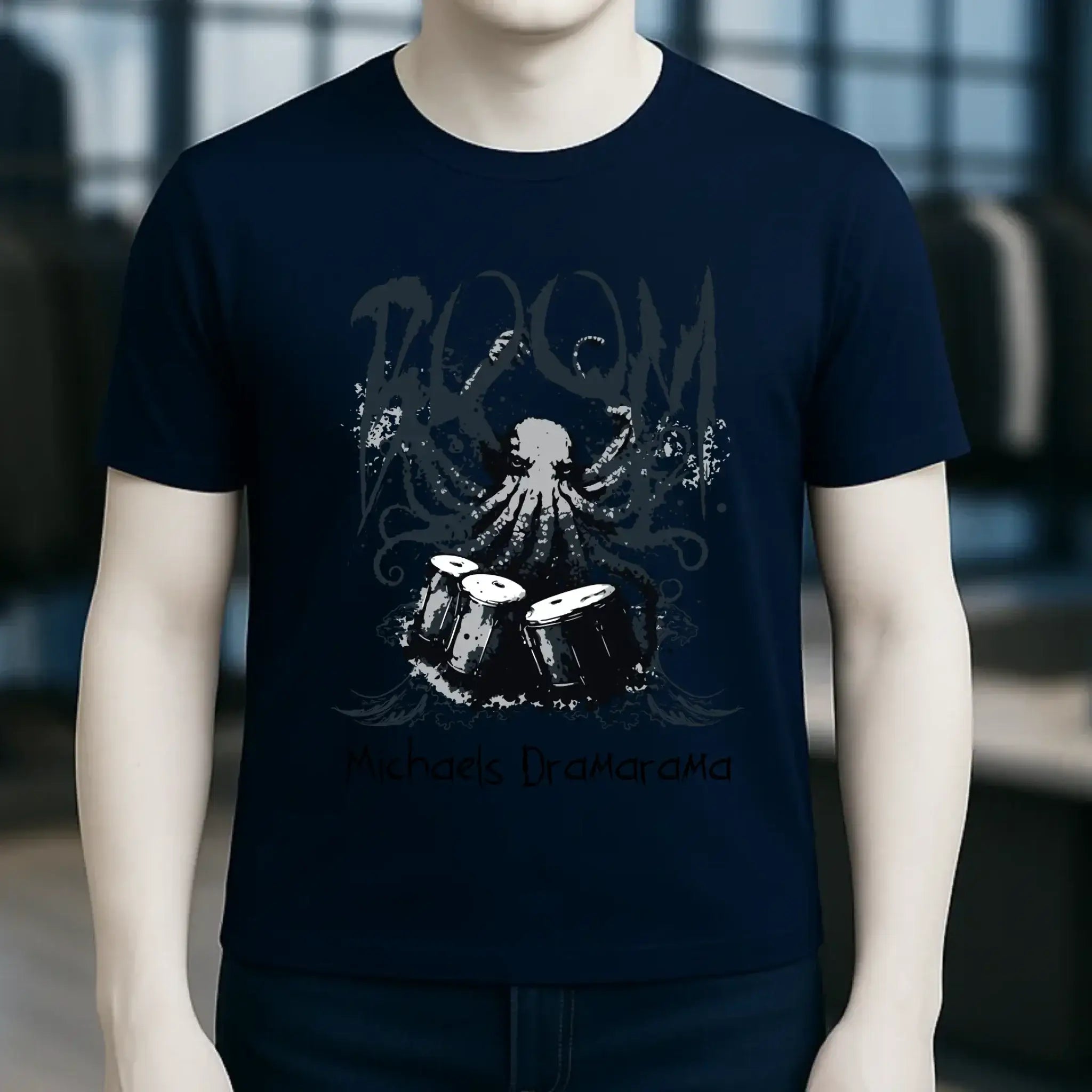 Drama Drummer Schlagzeuger + Wunschtext • Musik • Unisex Premium T-Shirt XS-5XL aus Bio-Baumwolle für Damen & Herren • Exklusivdesign • personalisiert