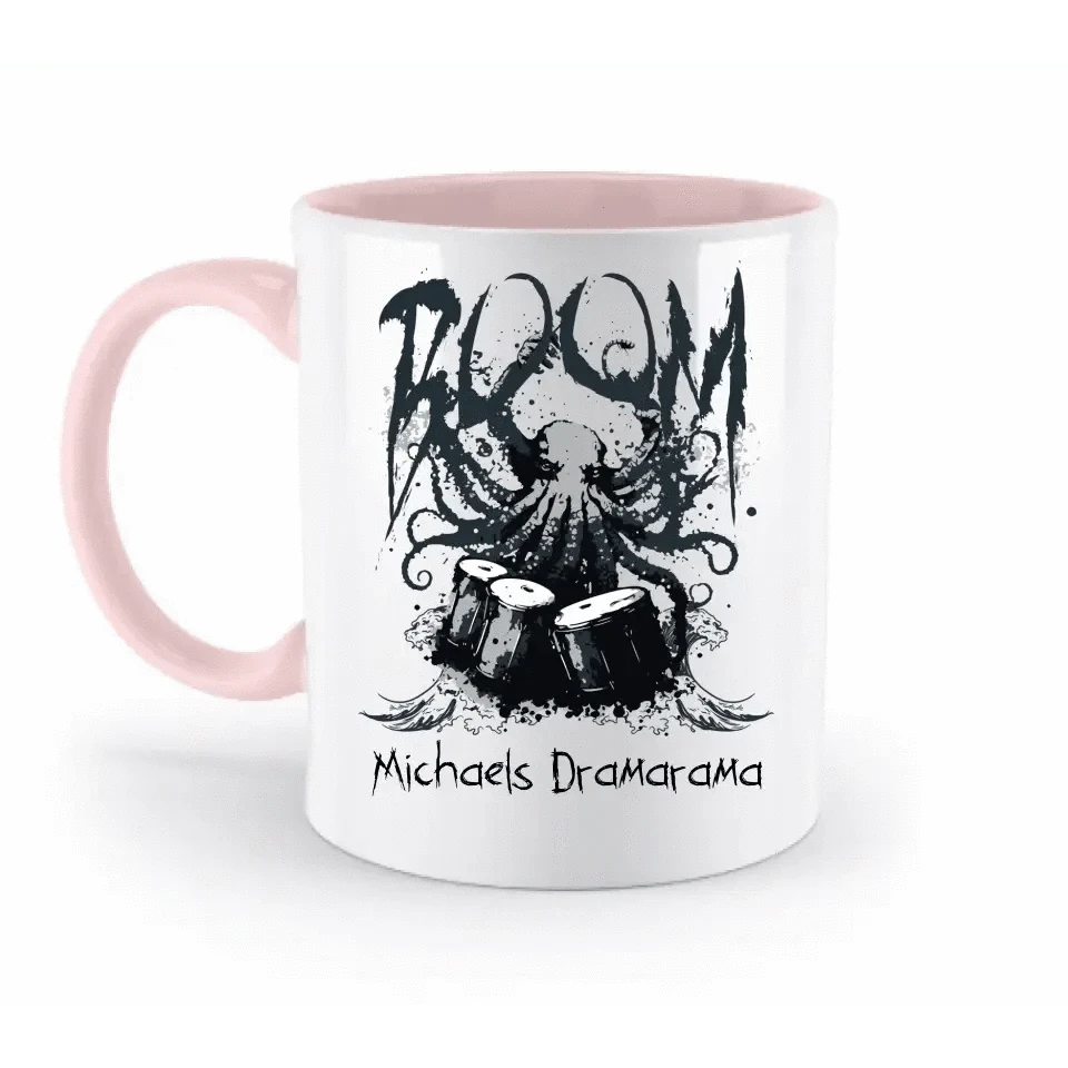 Drama Drummer Schlagzeuger + Wunschtext • Musik • zweifarbige Tasse spülmaschinengeeignet • Exklusivdesign • personalisiert