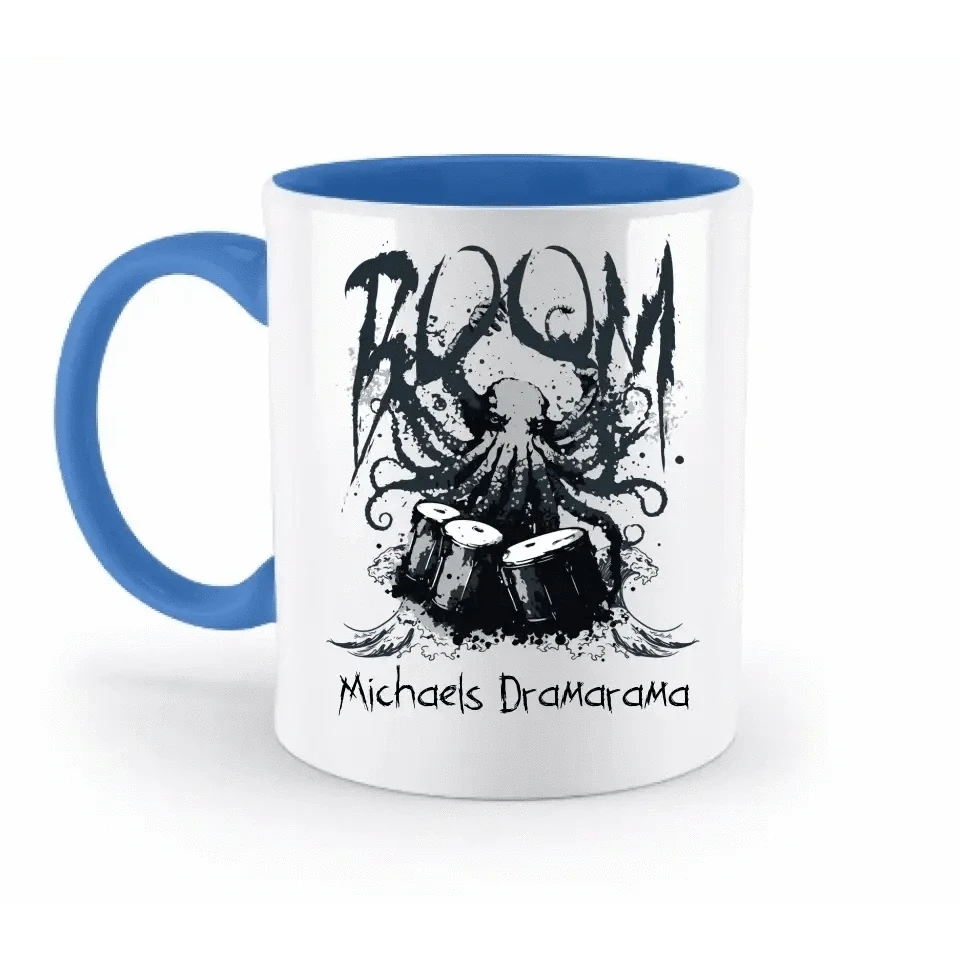 Drama Drummer Schlagzeuger + Wunschtext • Musik • zweifarbige Tasse spülmaschinengeeignet • Exklusivdesign • personalisiert