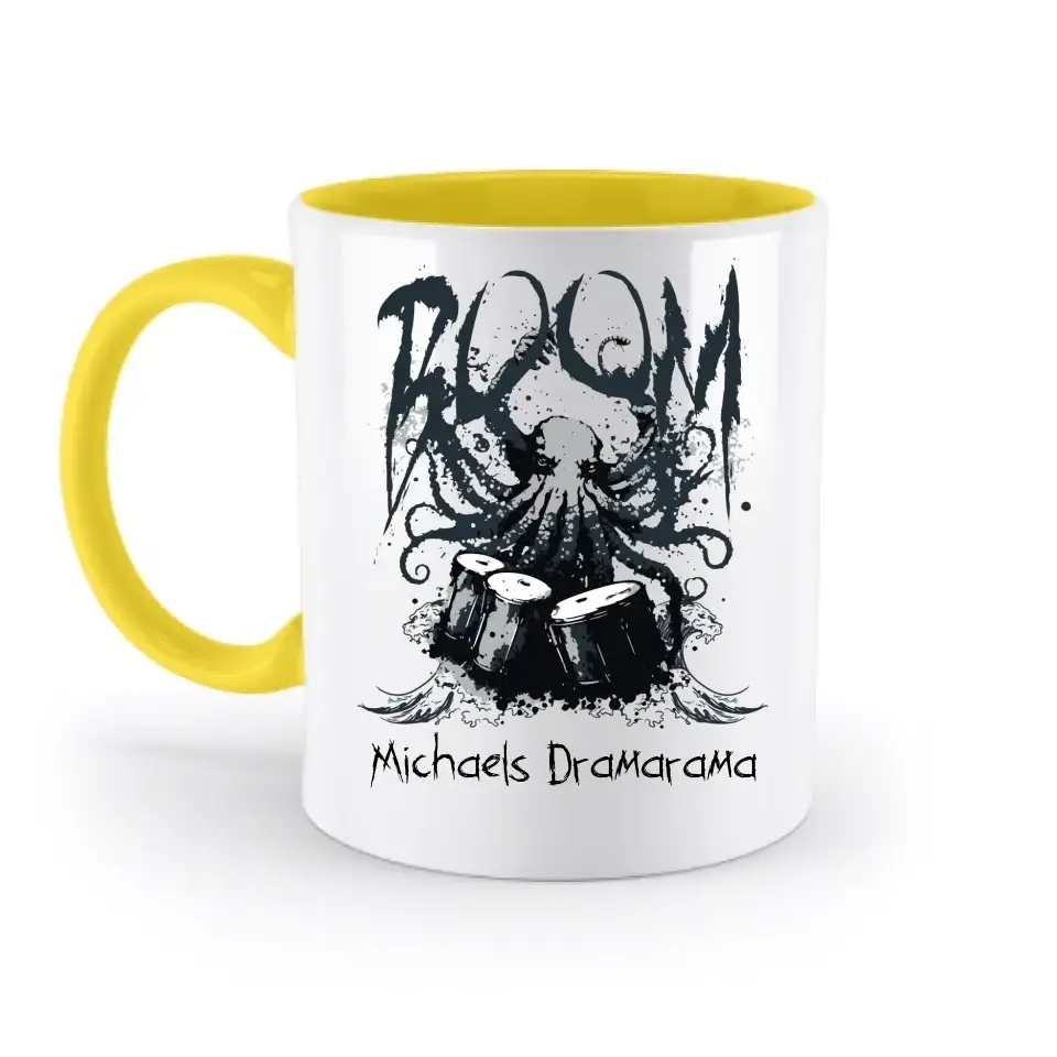 Drama Drummer Schlagzeuger + Wunschtext • Musik • zweifarbige Tasse spülmaschinengeeignet • Exklusivdesign • personalisiert