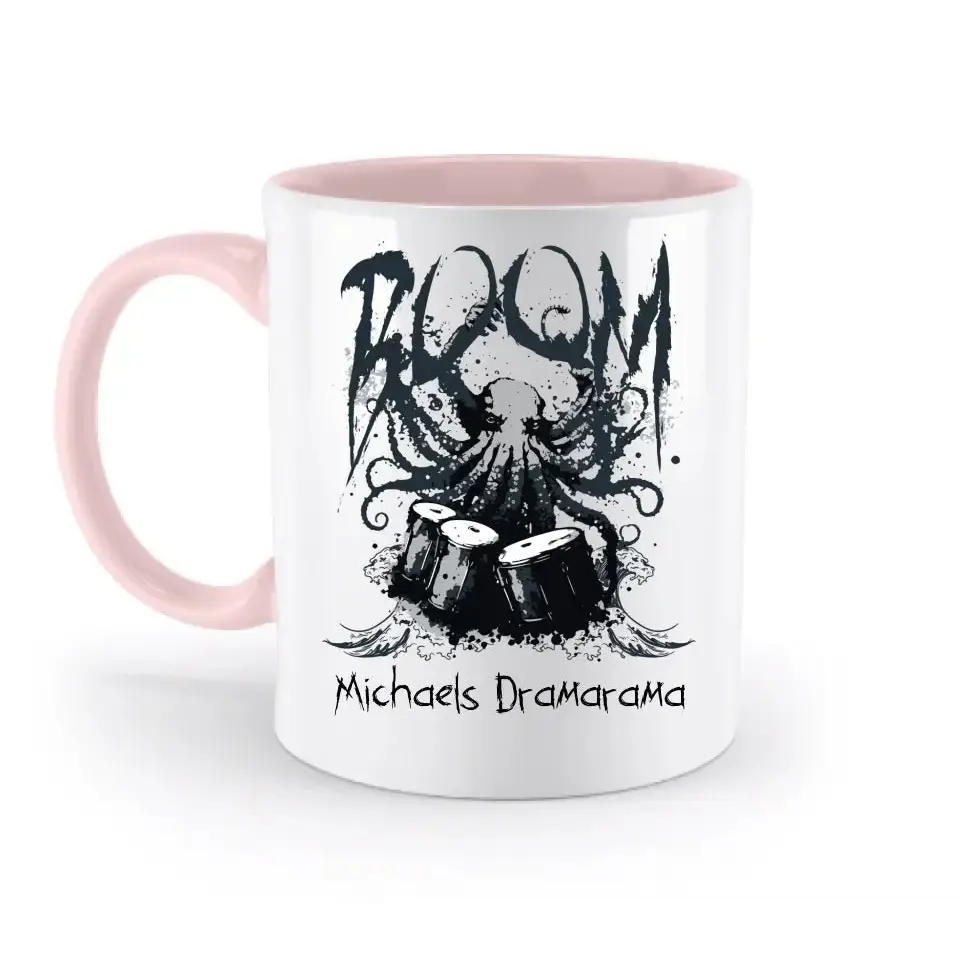 Drama Drummer Schlagzeuger + Wunschtext • Musik • zweifarbige Tasse spülmaschinengeeignet • Exklusivdesign • personalisiert