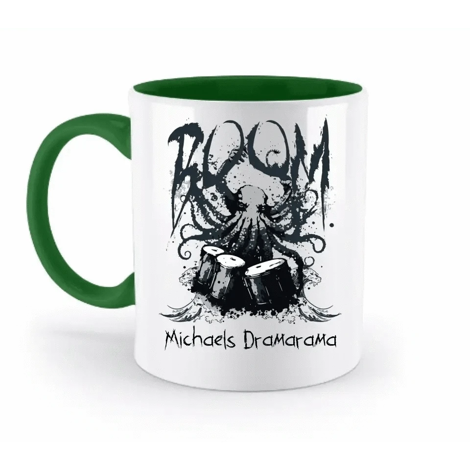 Drama Drummer Schlagzeuger + Wunschtext • Musik • zweifarbige Tasse spülmaschinengeeignet • Exklusivdesign • personalisiert