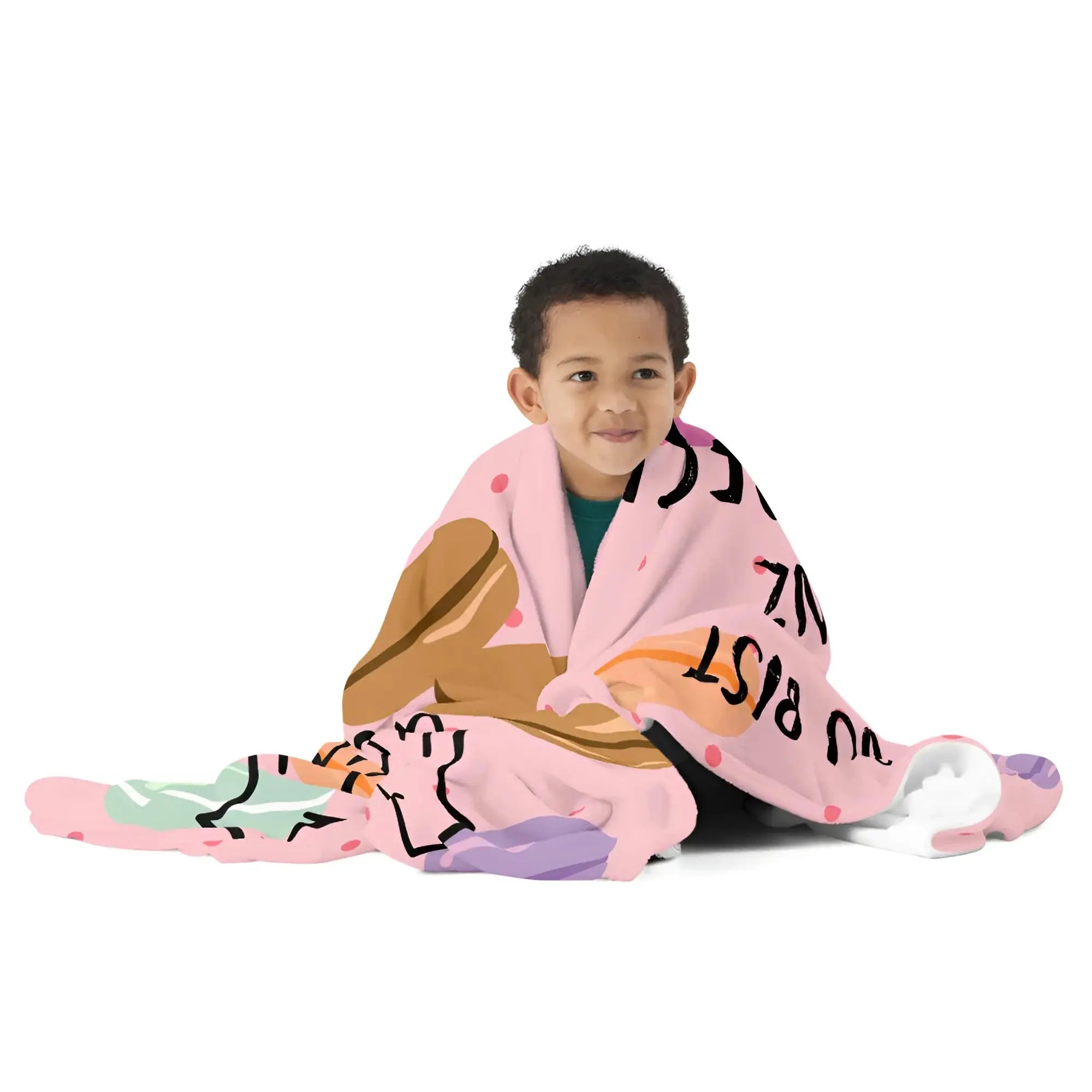 Du bist etwas ganz Besonderes • Kuscheldecke / Tagesdecke - Kuscheldecken