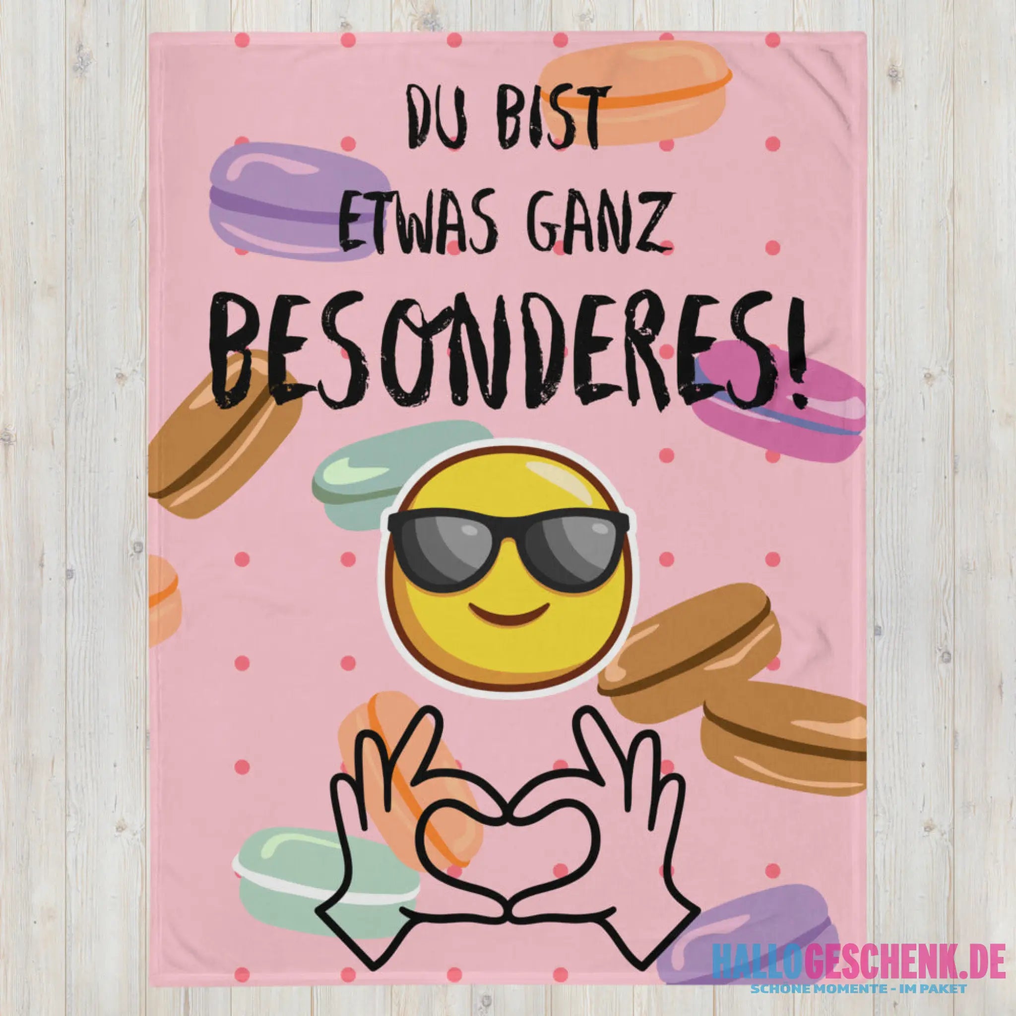 Du bist etwas ganz Besonderes • Kuscheldecke / Tagesdecke - Kuscheldecken