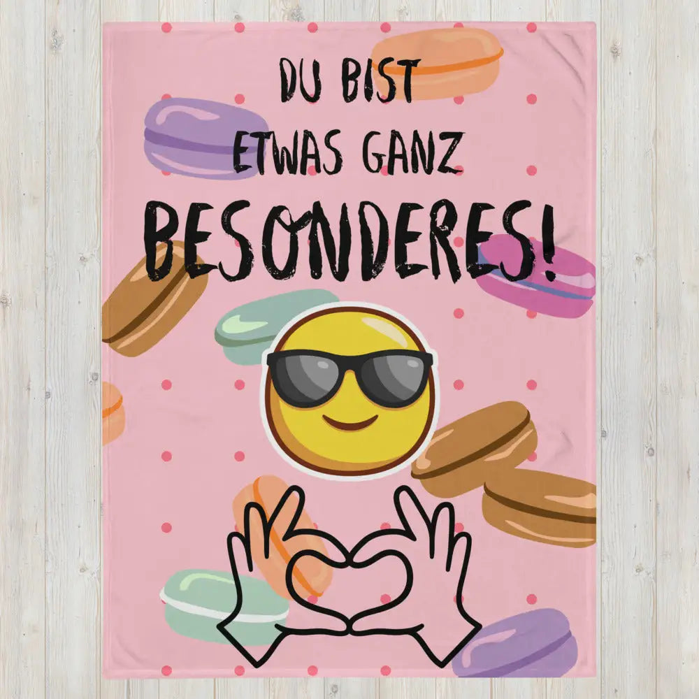 Du bist etwas ganz Besonderes • Kuscheldecke / Tagesdecke - Kuscheldecken