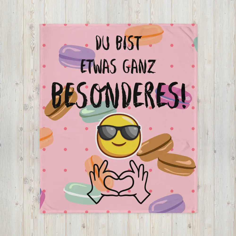 Du bist etwas ganz Besonderes • Kuscheldecke / Tagesdecke - Kuscheldecken
