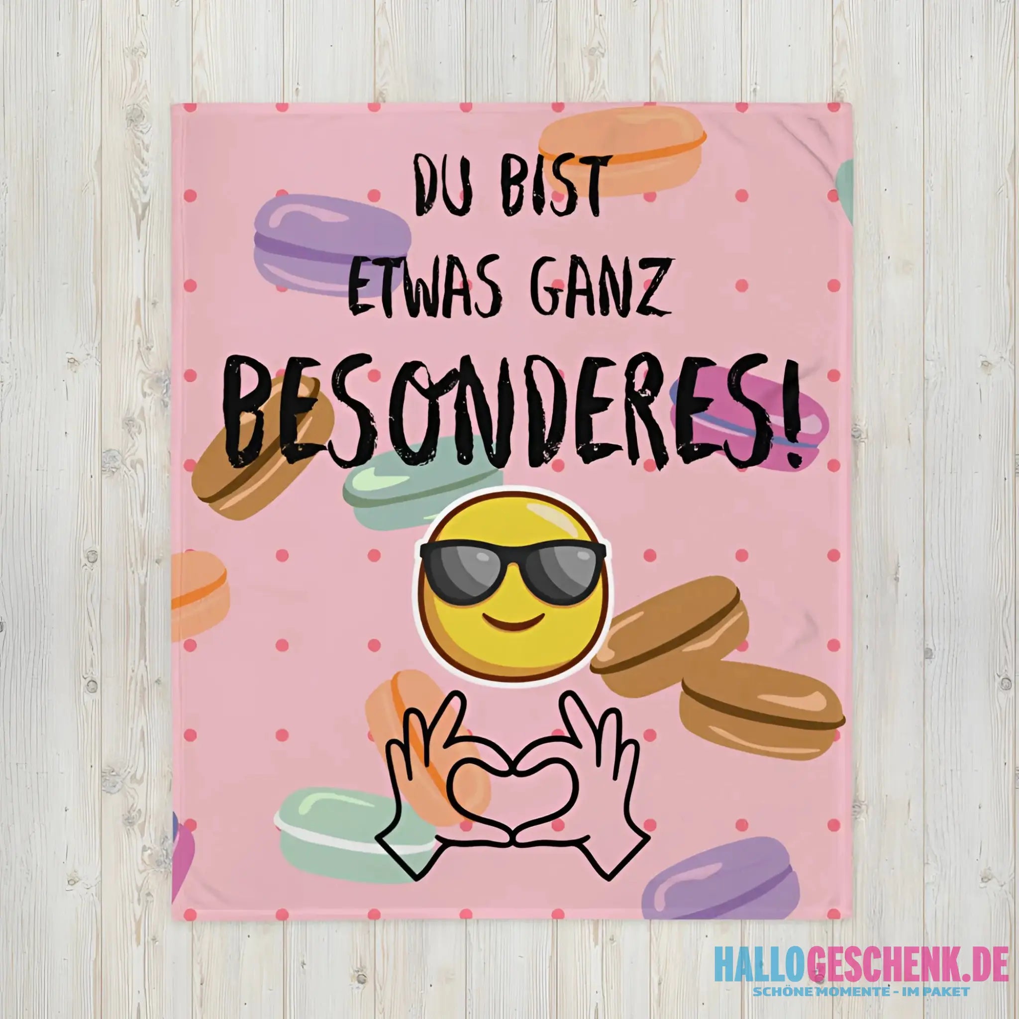 Du bist etwas ganz Besonderes • Kuscheldecke / Tagesdecke - Kuscheldecken