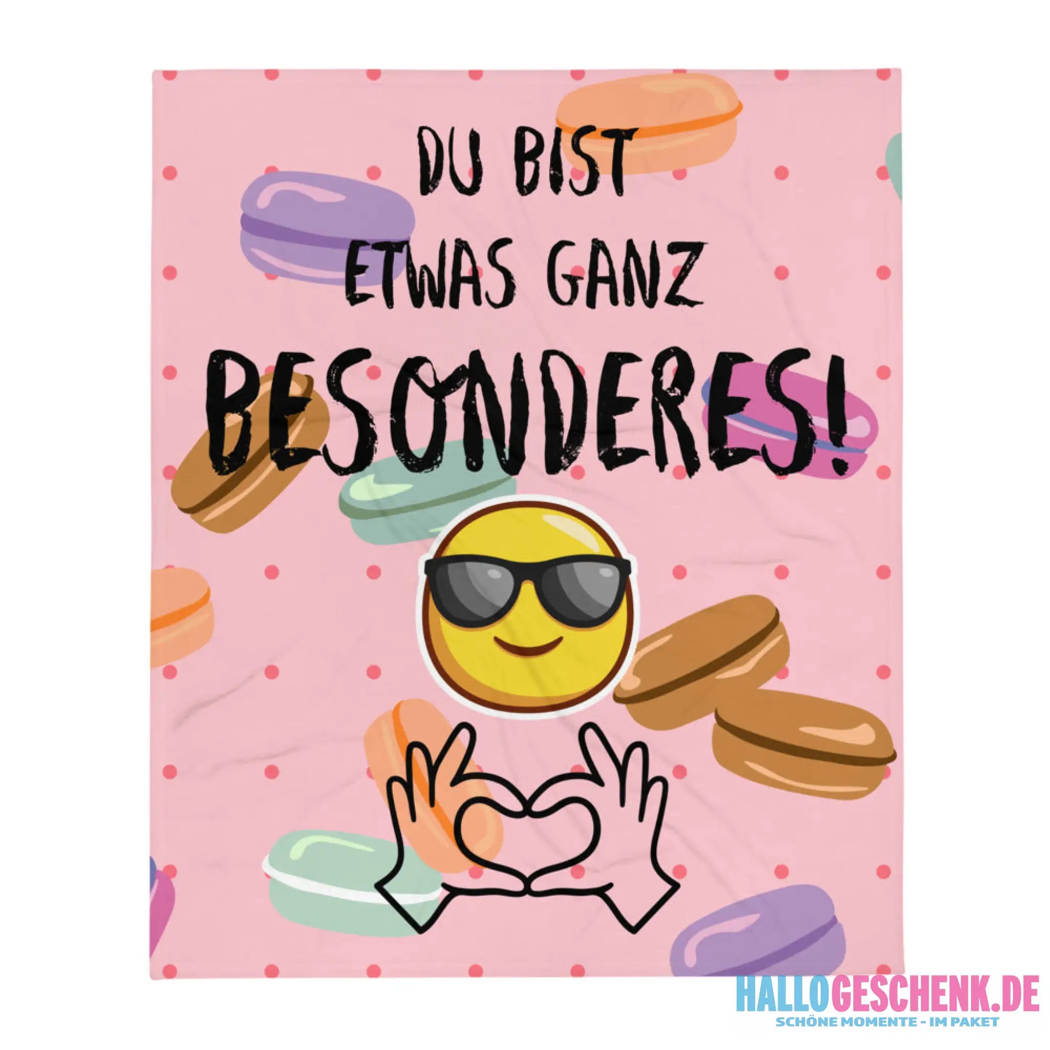 Du bist etwas ganz Besonderes • Kuscheldecke / Tagesdecke - Kuscheldecken