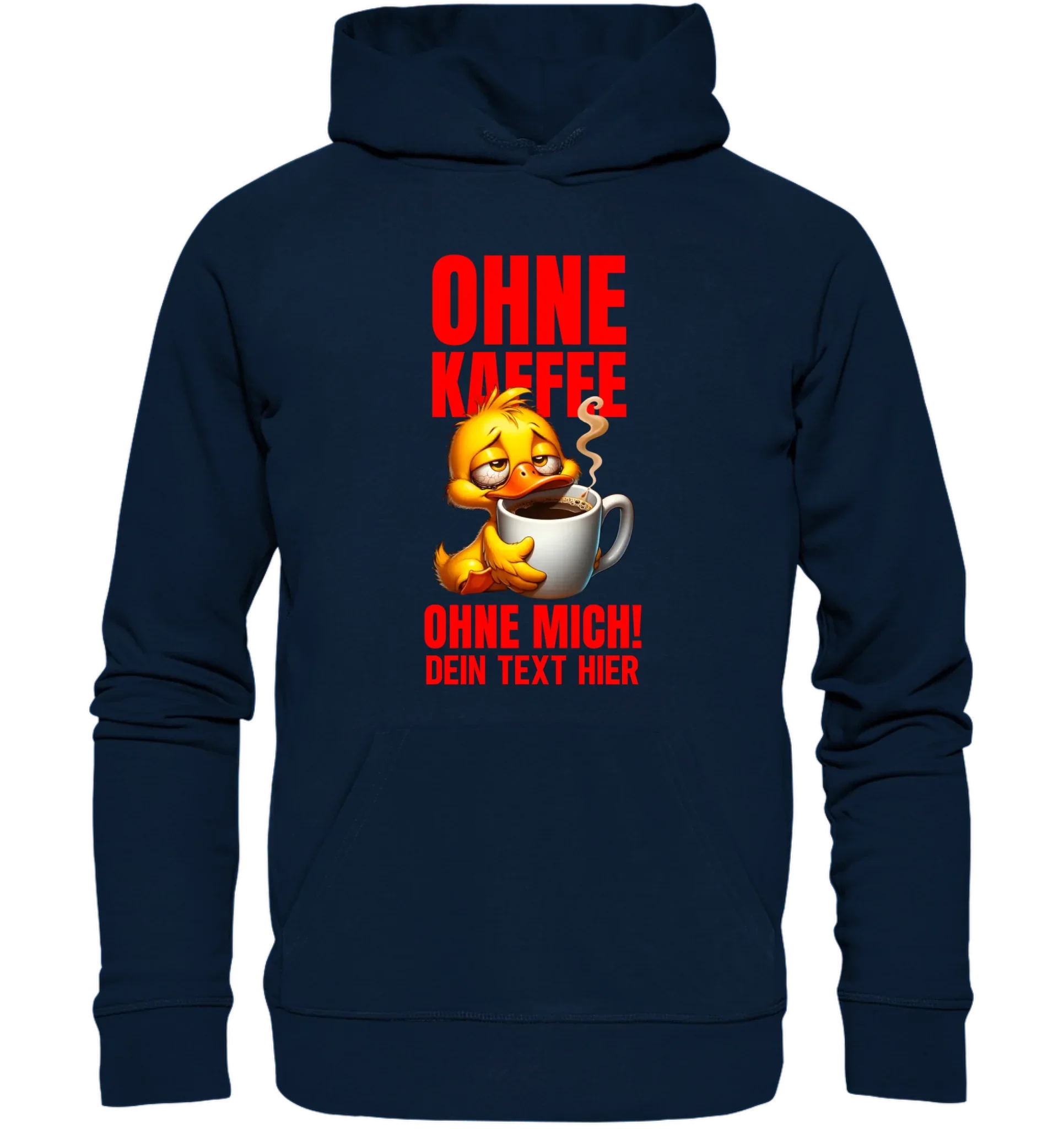 Duck ’n Roll • mehrere Artikel • ’Statement-Collection’ • Wunschtext • Mein Motiv • Entenmotive - Unisex Hoodie • Bio