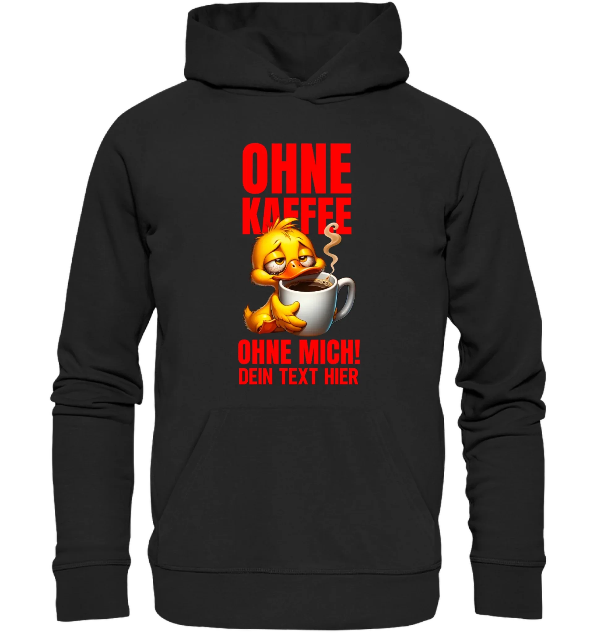 Duck ’n Roll • mehrere Artikel • ’Statement-Collection’ • Wunschtext • Mein Motiv • Entenmotive - Unisex Hoodie • Bio