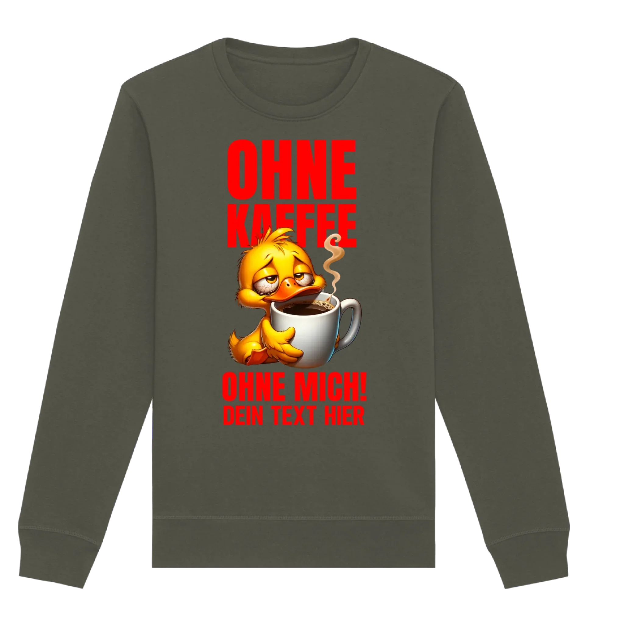 Duck ’n Roll • mehrere Artikel • ’Statement-Collection’ • Wunschtext • Mein Motiv • Entenmotive - Unisex Sweatshirt