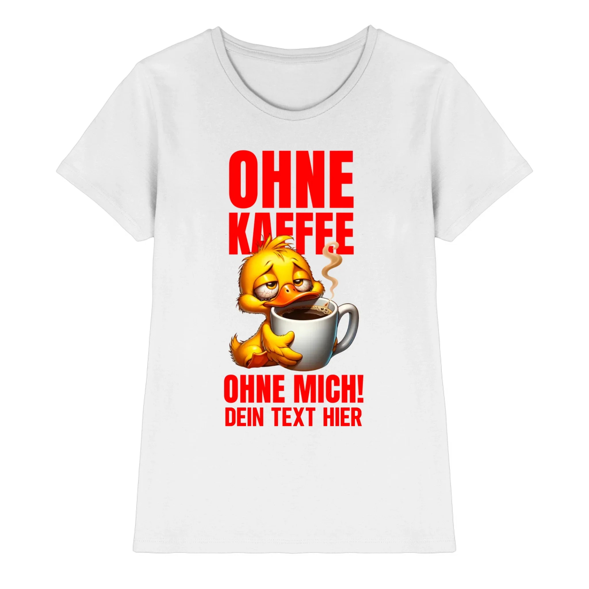 Duck ’n Roll • mehrere Artikel • ’Statement-Collection’ • Wunschtext • Mein Motiv • Entenmotive - Premium Damen T-Shirt