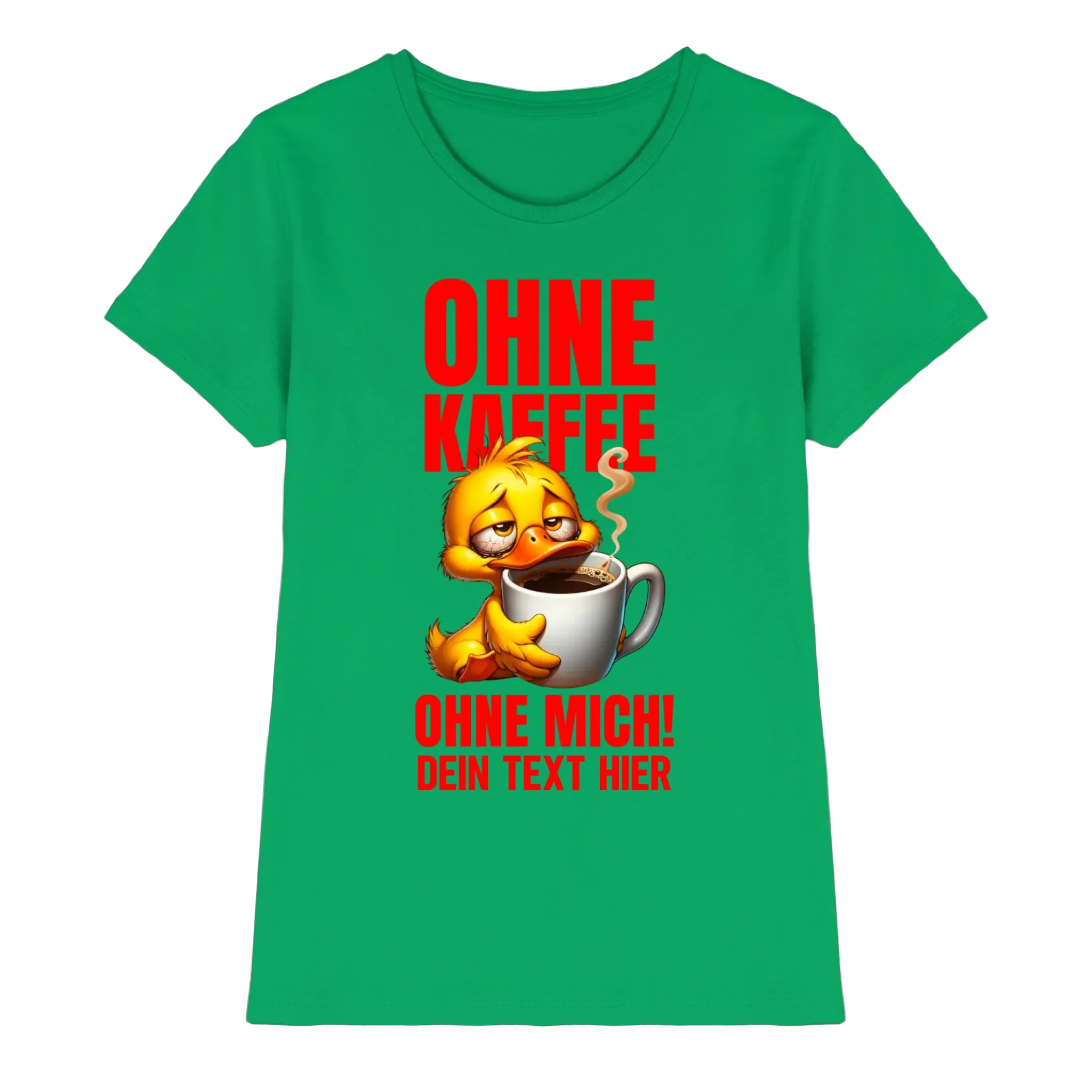 Duck ’n Roll • mehrere Artikel • ’Statement-Collection’ • Wunschtext • Mein Motiv • Entenmotive - Premium Damen T-Shirt