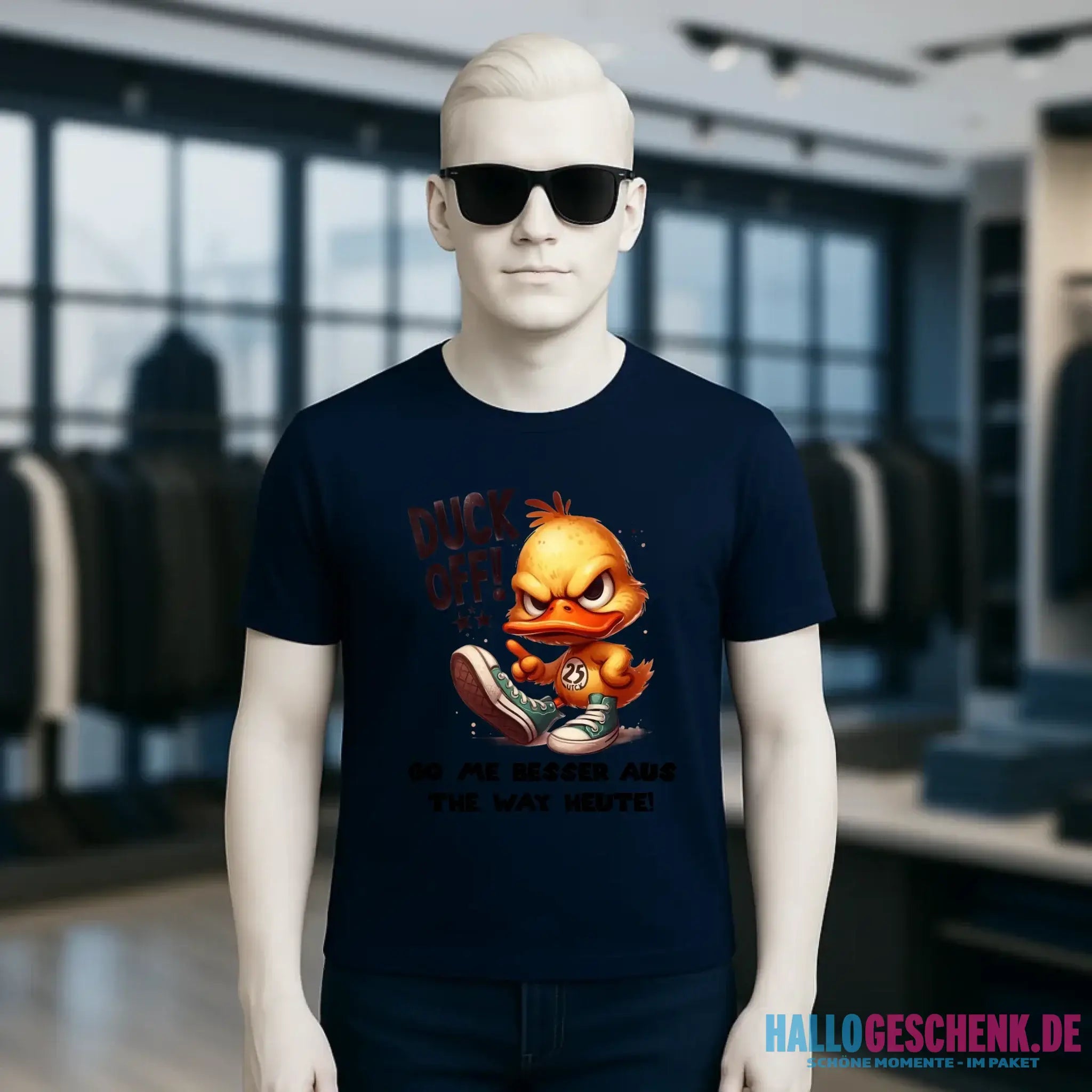 DUCK OFF • ENTE • Unisex Premium T-Shirt XS-5XL aus Bio-Baumwolle für Damen & Herren • Exklusivdesign • personalisiert
