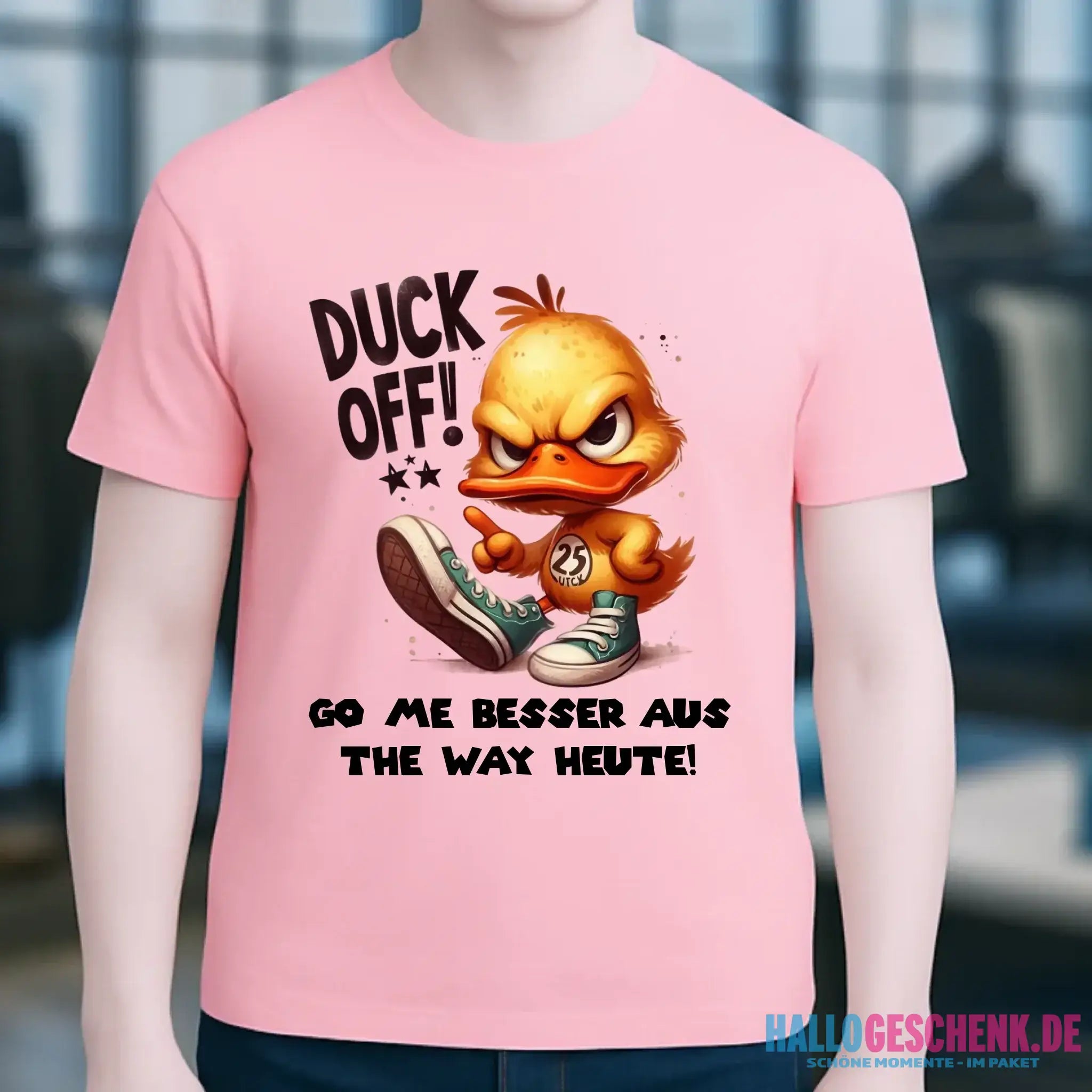 DUCK OFF • ENTE • Unisex Premium T-Shirt XS-5XL aus Bio-Baumwolle für Damen & Herren • Exklusivdesign • personalisiert