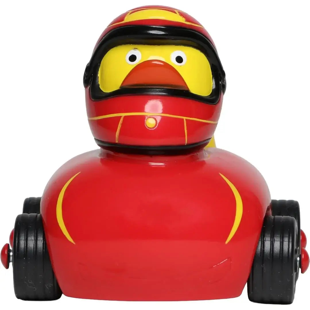 Ducks on Wheels (Rot/Gelb) • Auto/Rennfahrer • Badeente / Quietscheente von Schnabels - Badeenten