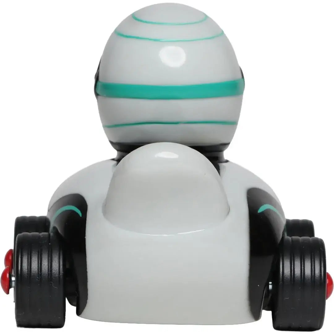 Ducks on Wheels (Silber) • Auto/Rennfahrer • Badeente / Quietscheente von Schnabels - Badeenten