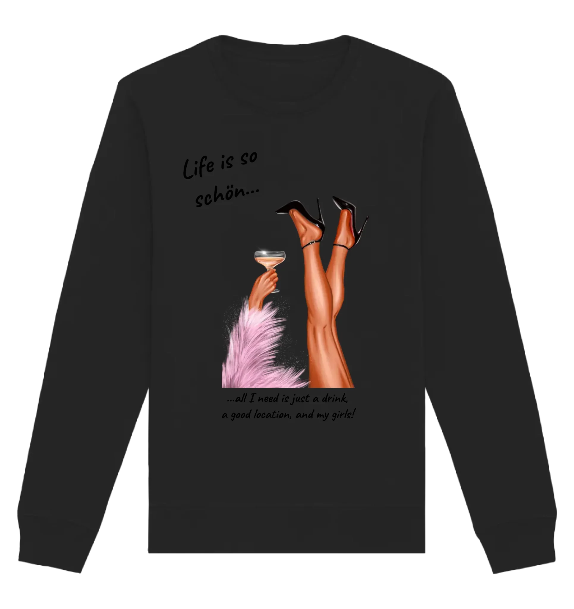 Ladies: Party-Beine • mehrere Artikel • ’Statement-Collection’ • Wunschtext • personalisierte Figuren - Unisex