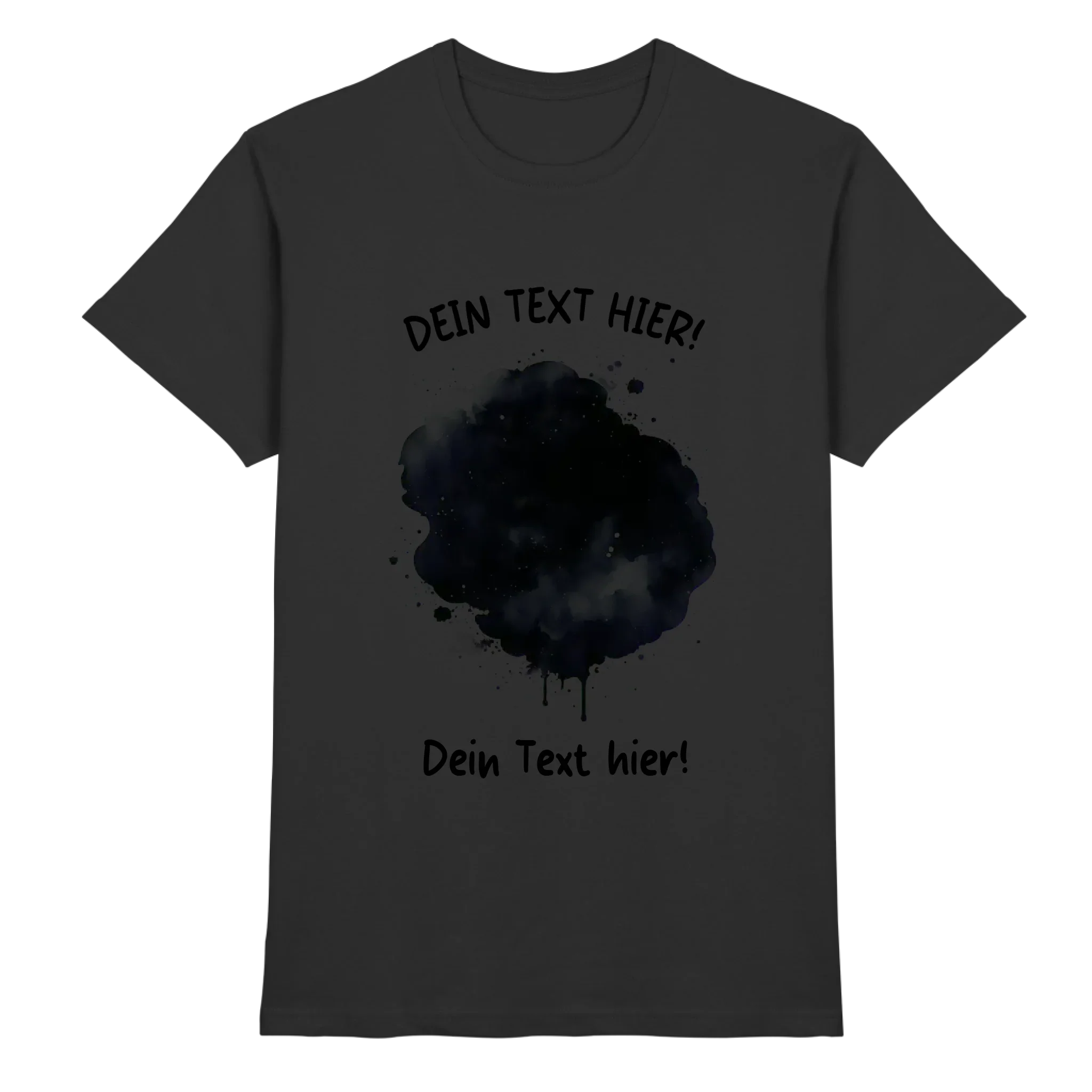 KI-Cartoon-Effekt Splash • mehrere Artikel • ’Statement-Collection’ • Wunschtext • Mein Fotomotiv - Premium Herren