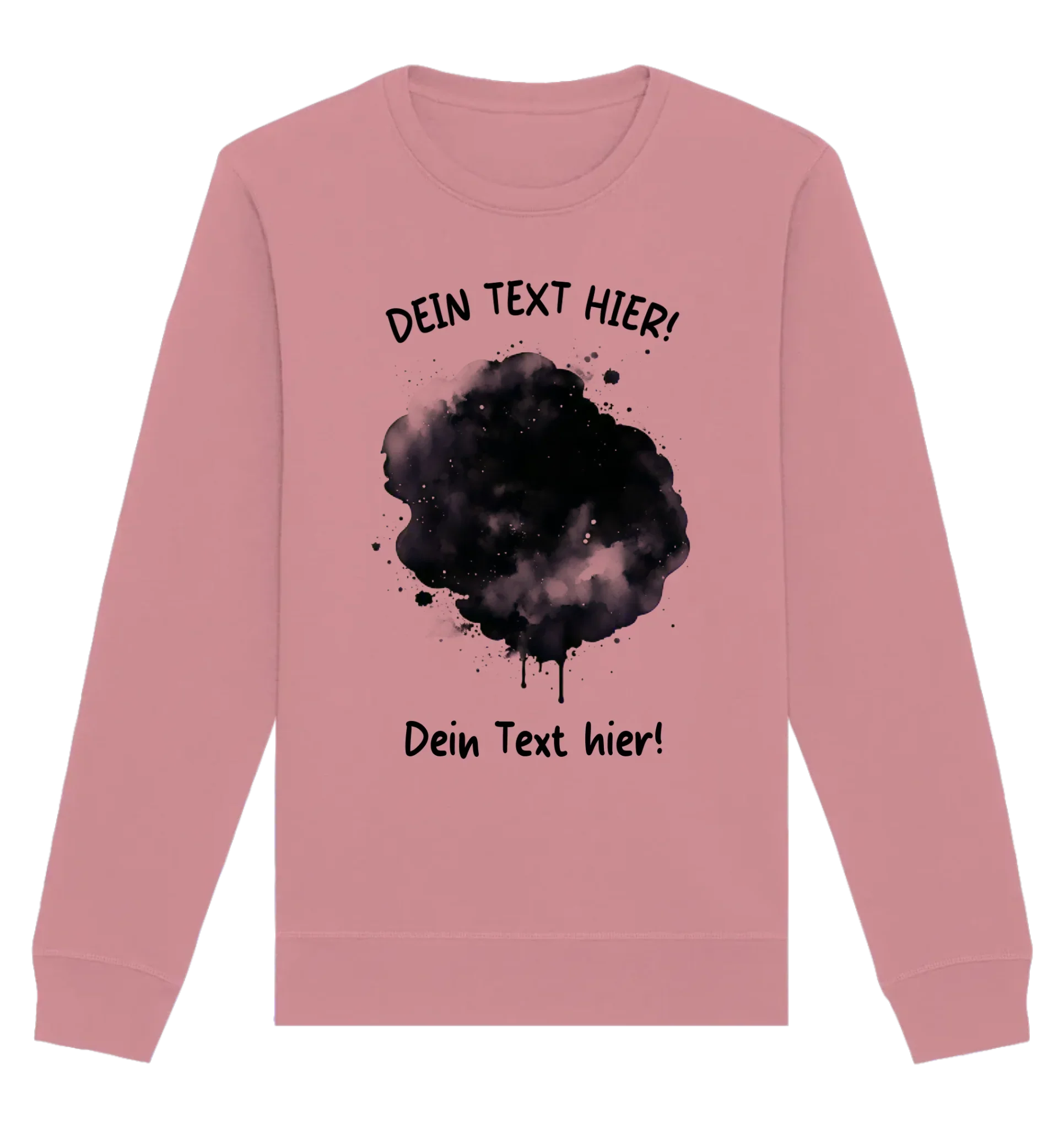 KI-Cartoon-Effekt Splash • mehrere Artikel • ’Statement-Collection’ • Wunschtext • Mein Fotomotiv - Unisex Sweatshirt