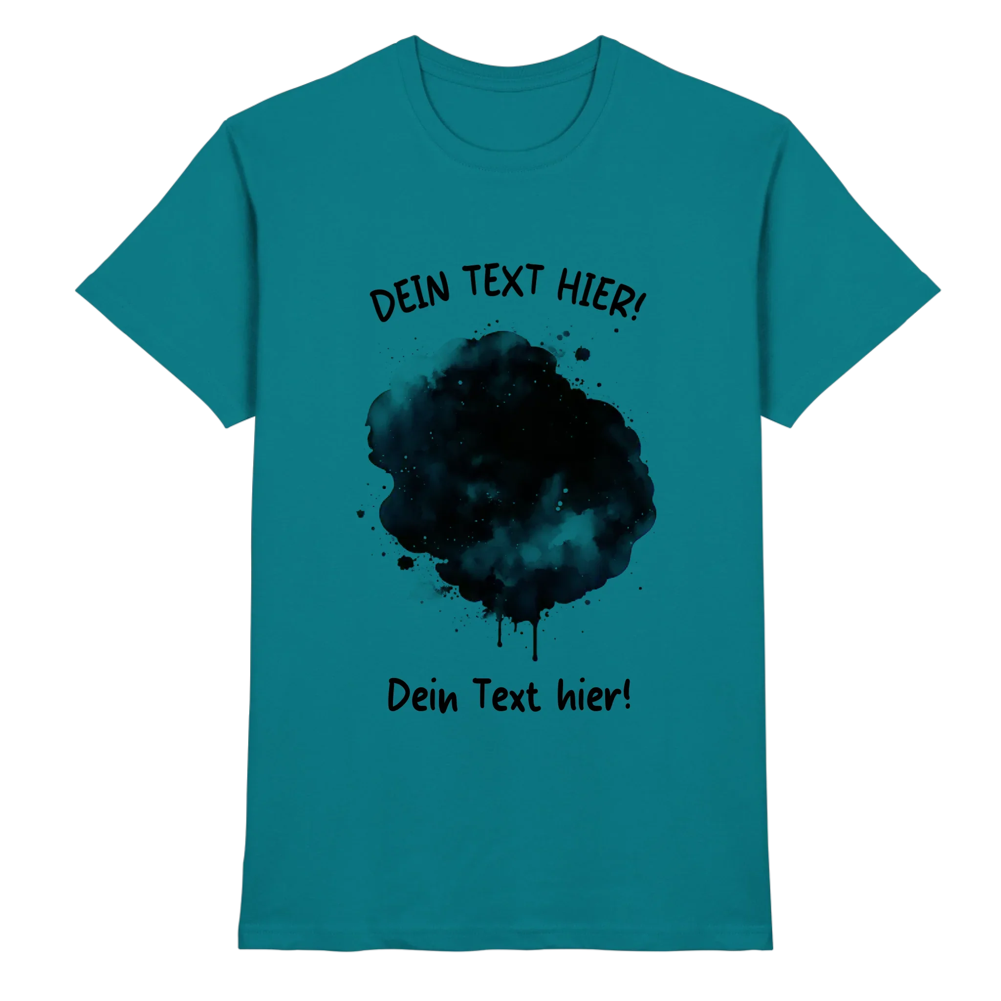 KI-Cartoon-Effekt Splash • mehrere Artikel • ’Statement-Collection’ • Wunschtext • Mein Fotomotiv - Premium Herren