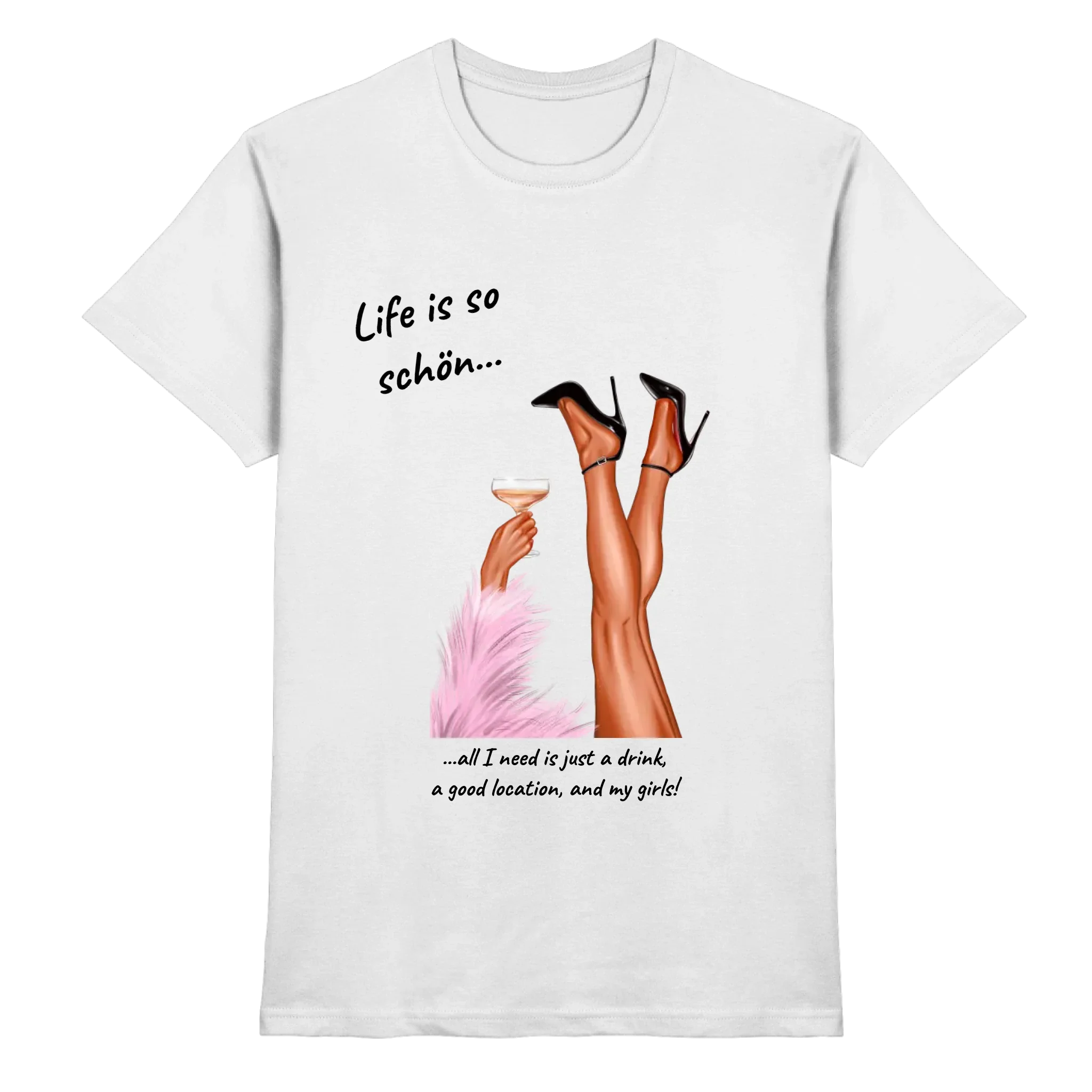 Ladies: Party-Beine • mehrere Artikel • ’Statement-Collection’ • Wunschtext • personalisierte Figuren - Premium Herren