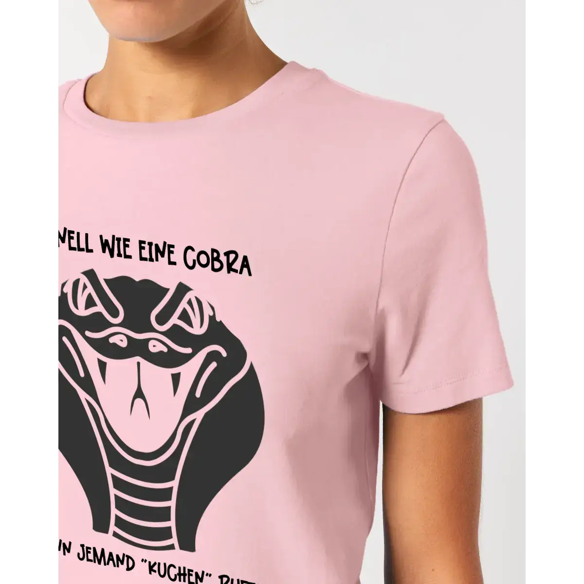 Echte Sternenkarte als Cobra + Text • Ladies Premium T-Shirt XS-2XL aus Bio-Baumwolle für Damen • Exklusivdesign • personalisiert