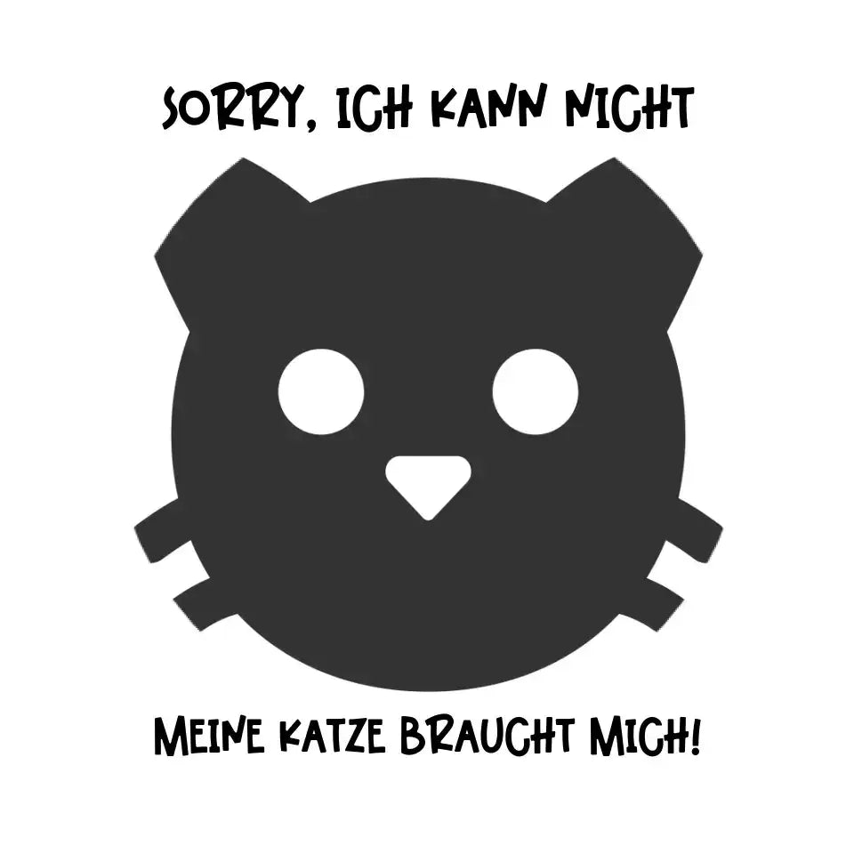 Echte Sternenkarte als Katze + Text • STICKER 20x20cm (Aufkleber) • personalisiert - White / OneSize / ausgestanzter