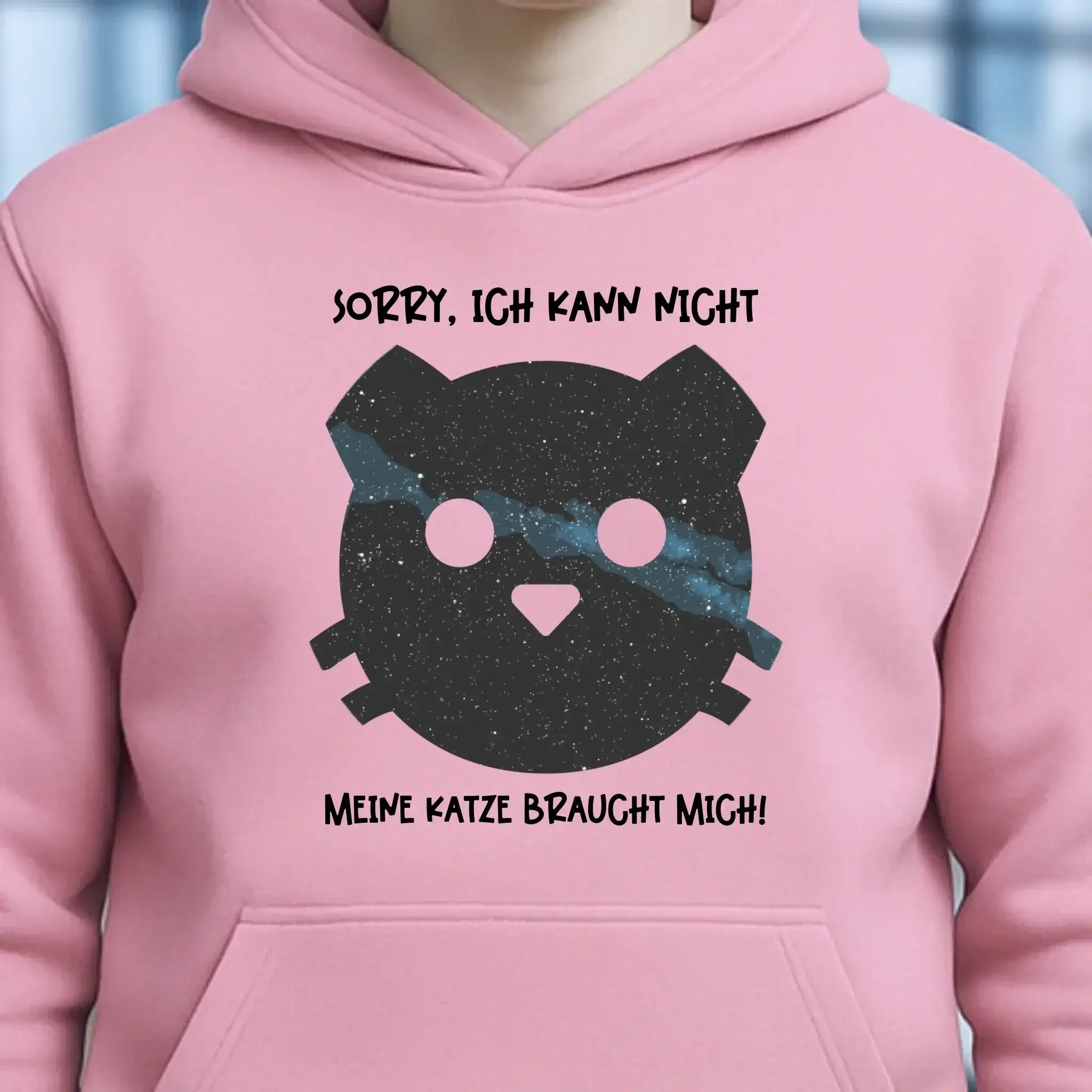 Echte Sternenkarte als Katze + Text • Unisex Premium Hoodie XS-5XL aus Bio-Baumwolle für Damen & Herren • Exklusivdesign • personalisiert