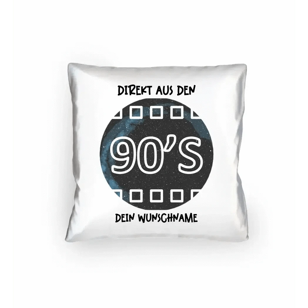 Echte Sternkarte 90s + Text • Kissen 40x40 cm • personalisiert