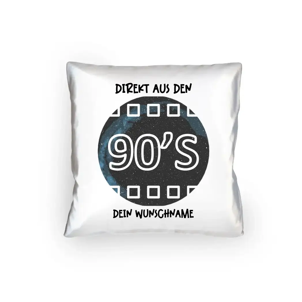 Echte Sternkarte 90s + Text • Kissen 40x40 cm • personalisiert