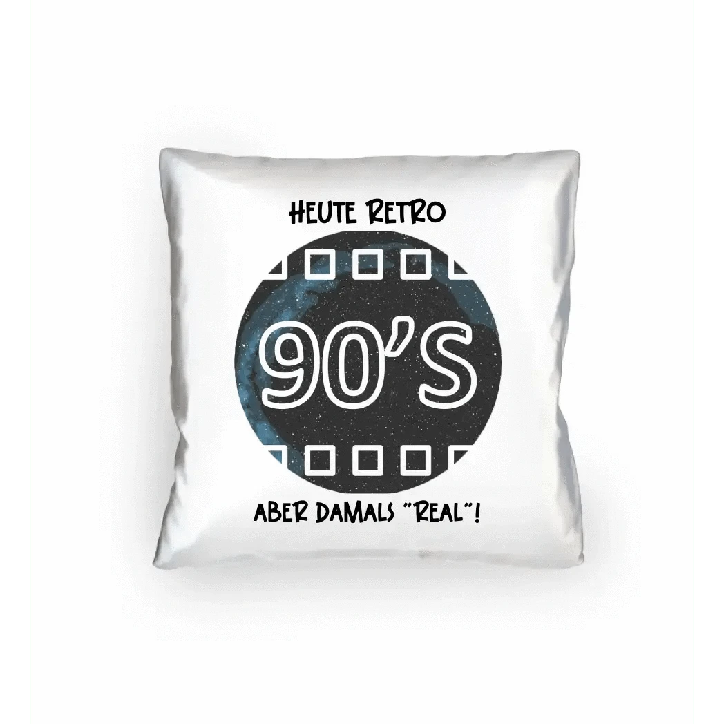 Echte Sternkarte 90s + Text • Kissen 40x40 cm • personalisiert