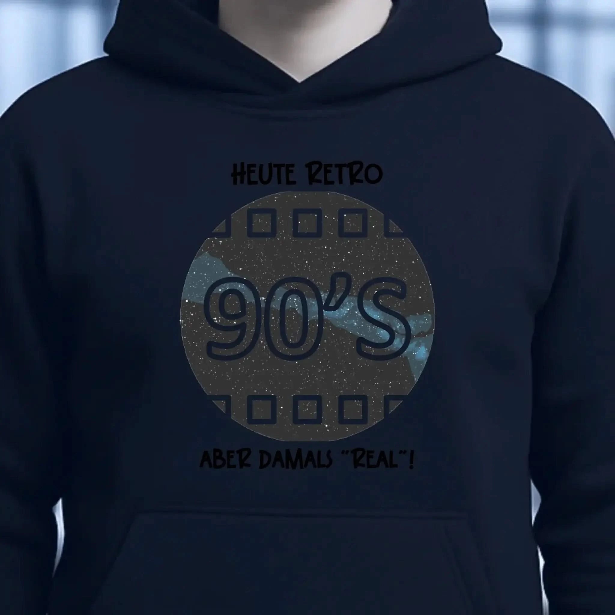 Echte Sternkarte 90s + Text • Unisex Premium Hoodie XS-5XL aus Bio-Baumwolle für Damen & Herren • Exklusivdesign • personalisiert