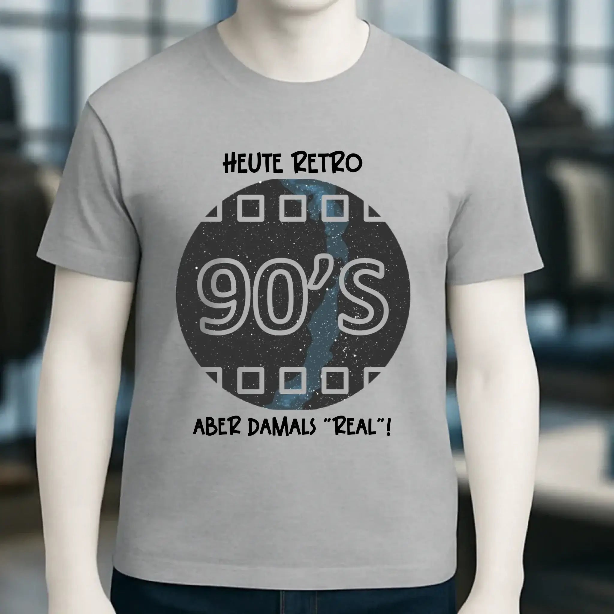 Echte Sternkarte 90s + Text • Unisex Premium T-Shirt XS-5XL aus Bio-Baumwolle für Damen & Herren • Exklusivdesign • personalisiert